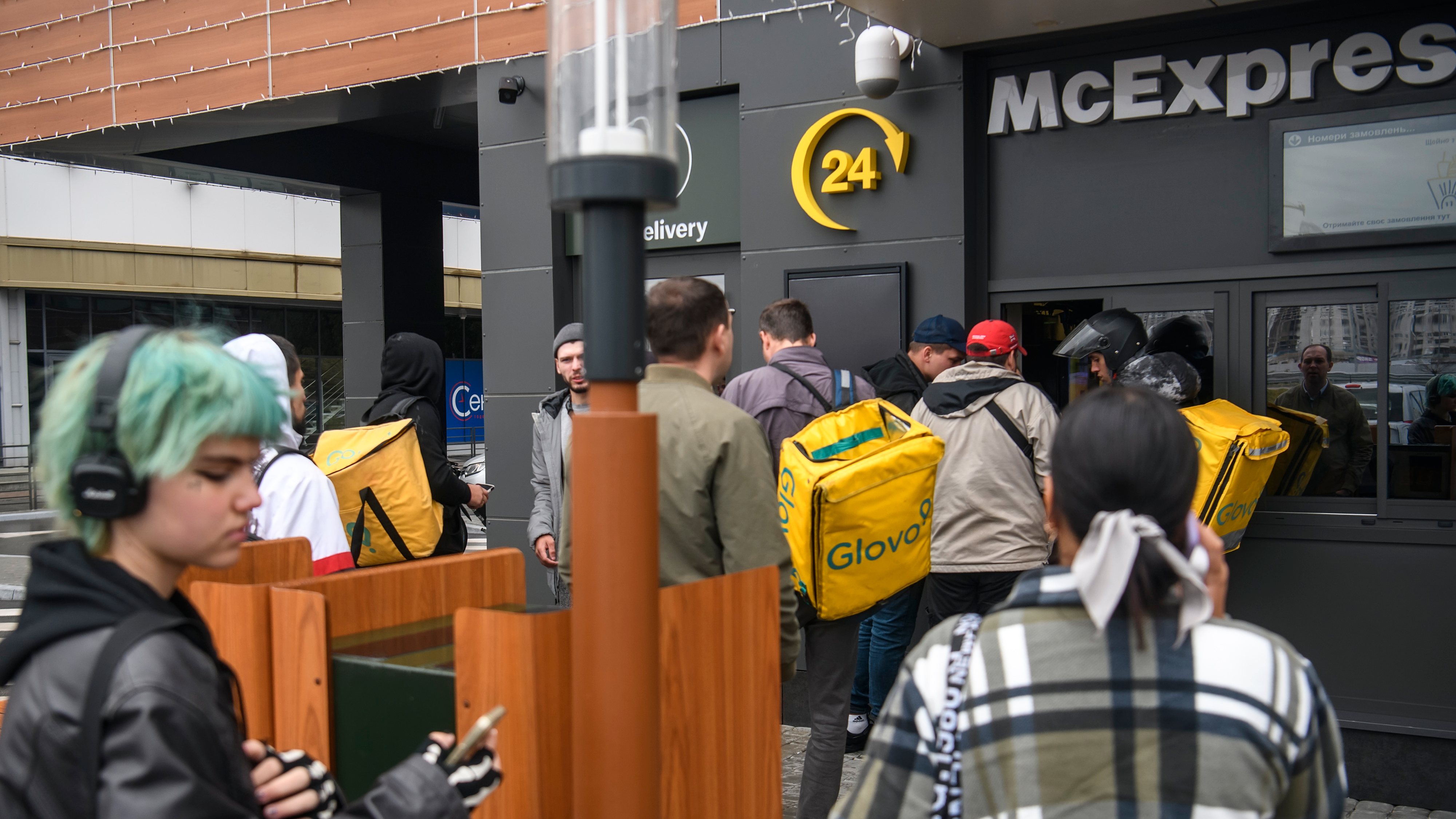 The First Three McDonald&#039;s Resumed Work In Kyiv.