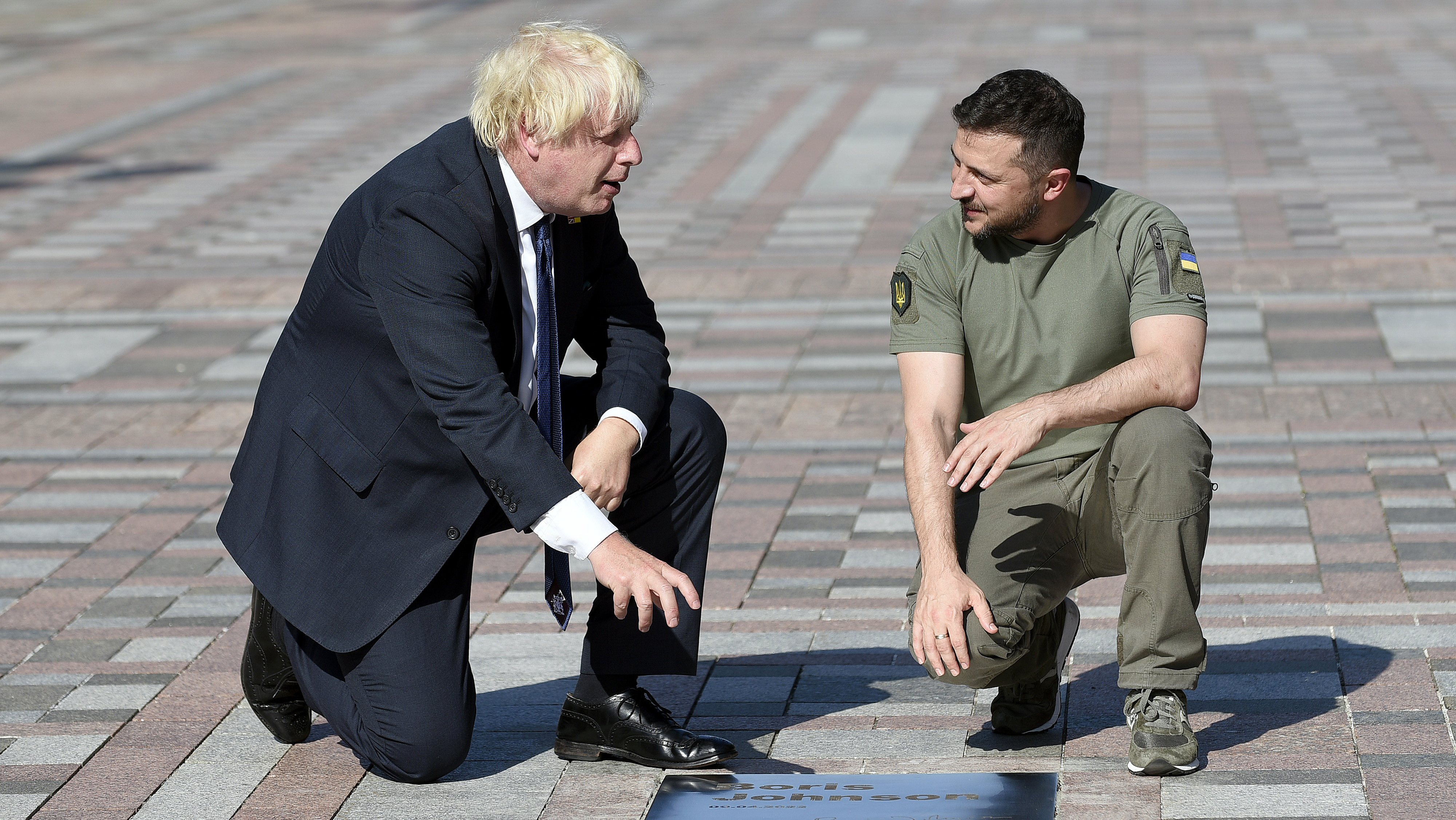 Visit of UK PM Boris Johnson to Kyiv