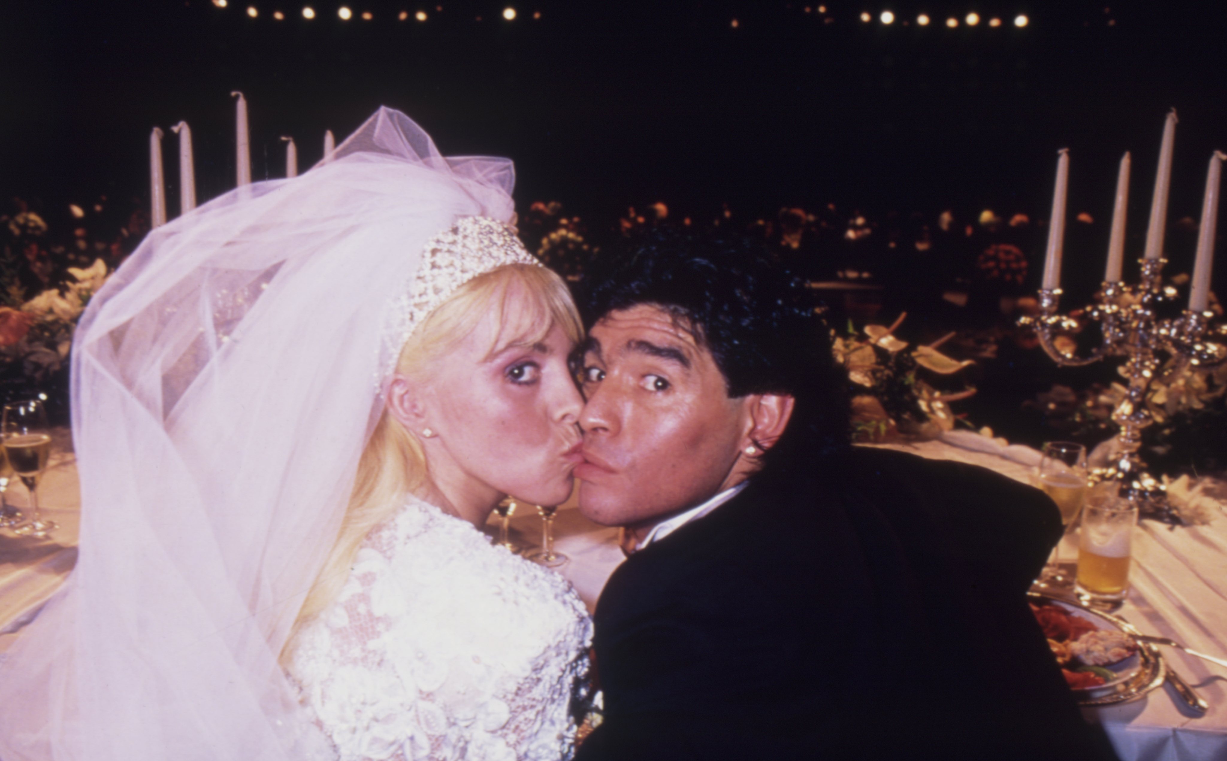 Diego Maradona and Claudia Villafañe Wedding