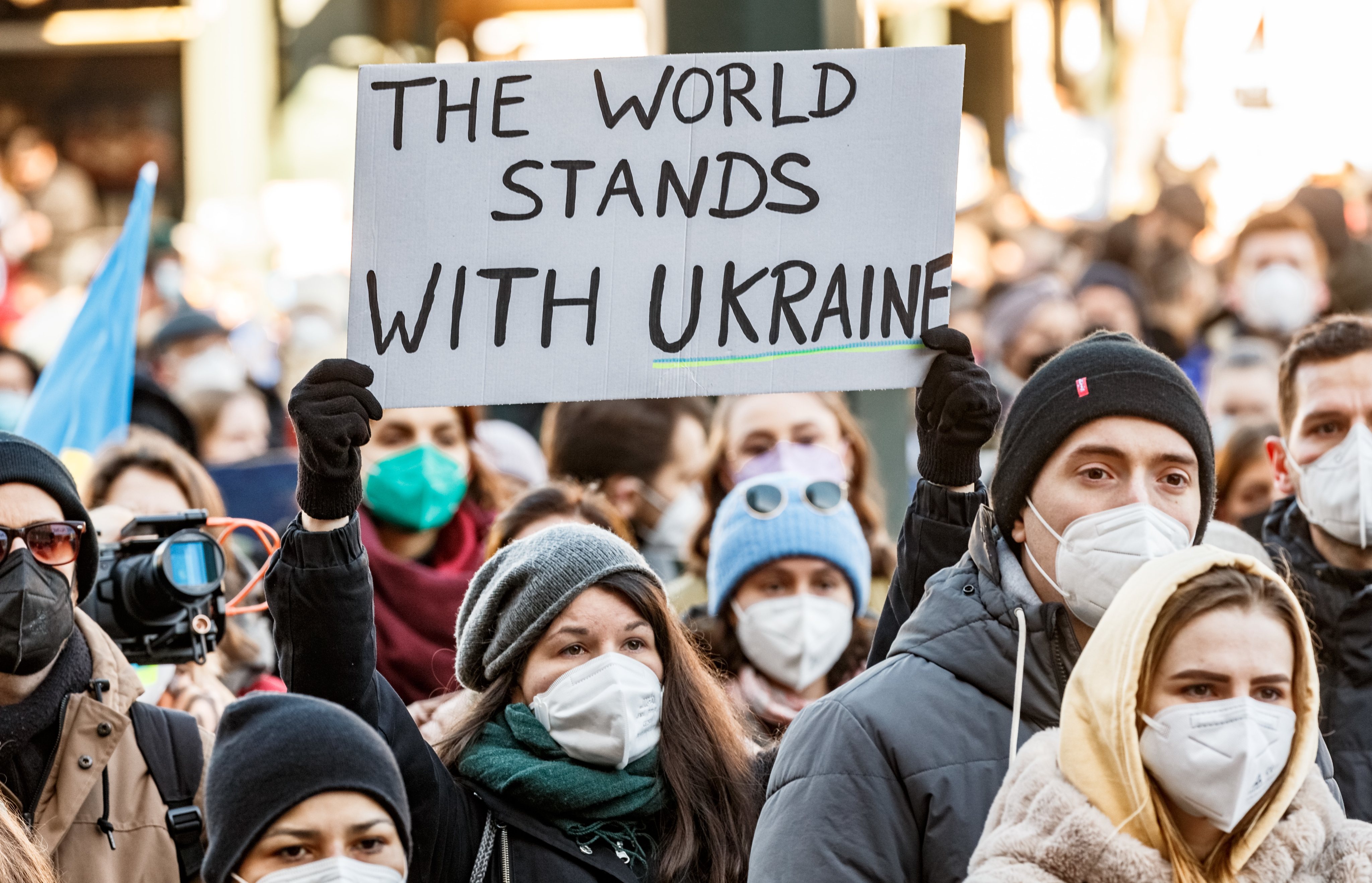 Ukraine conflict - demonstration in Hamburg