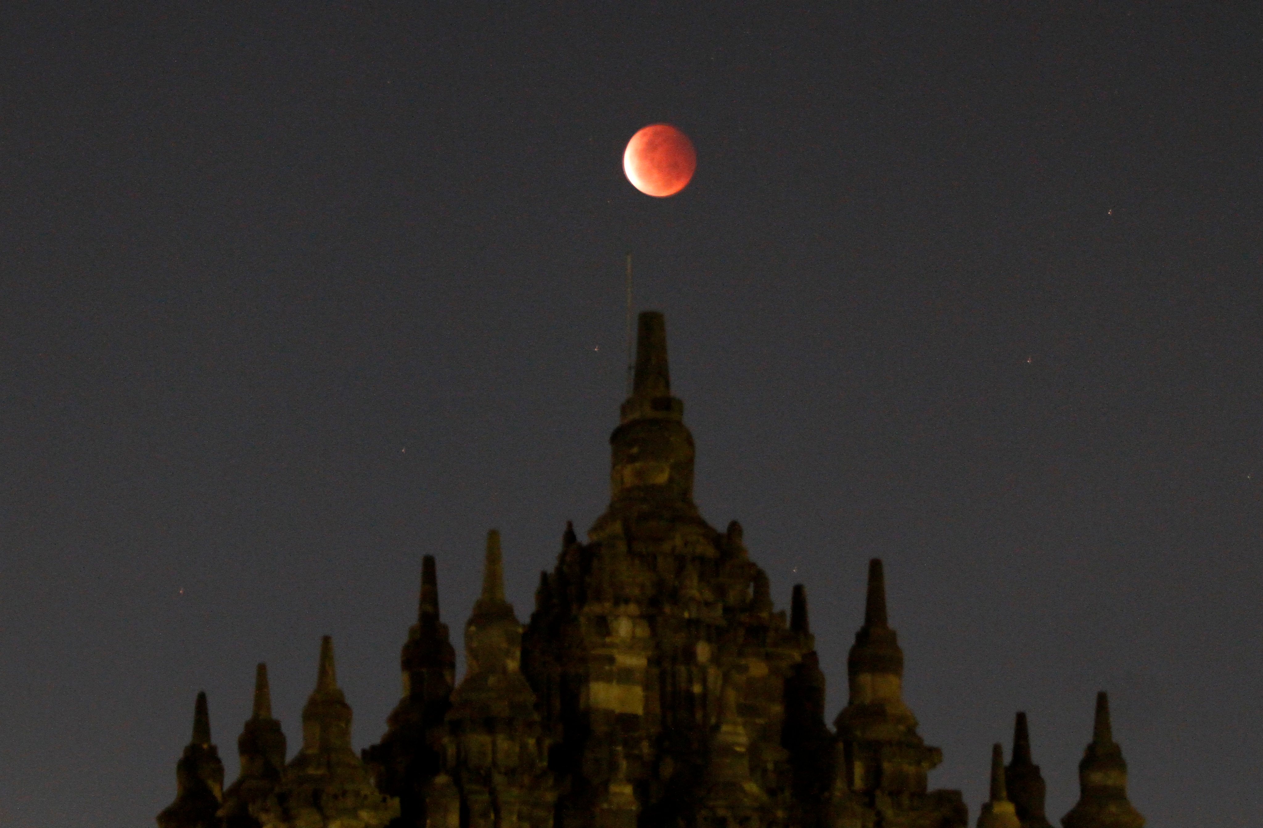 Super Blood Moon In Indonesia