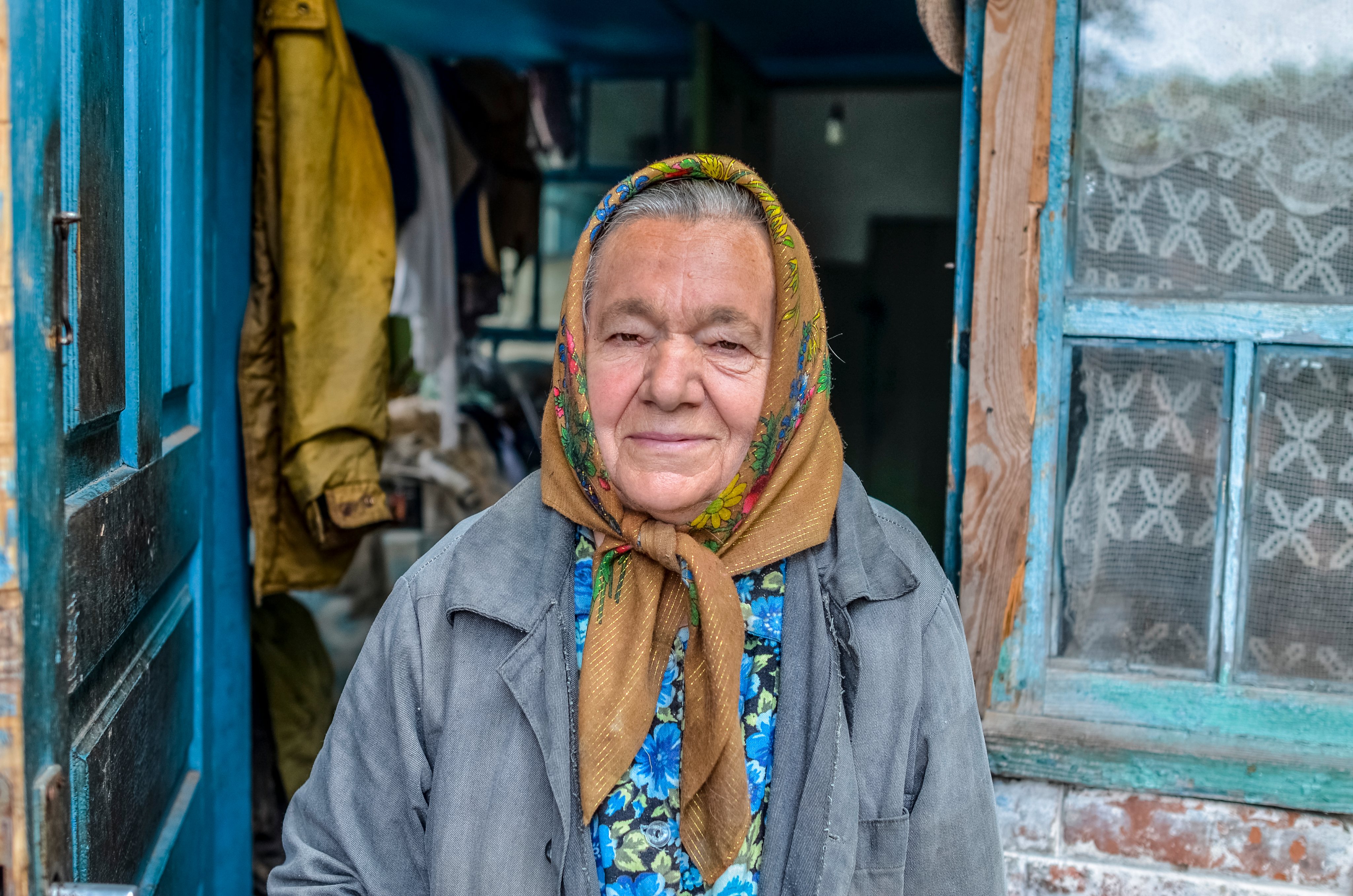 Old woman living in the Chernobyl “Dead Zone”