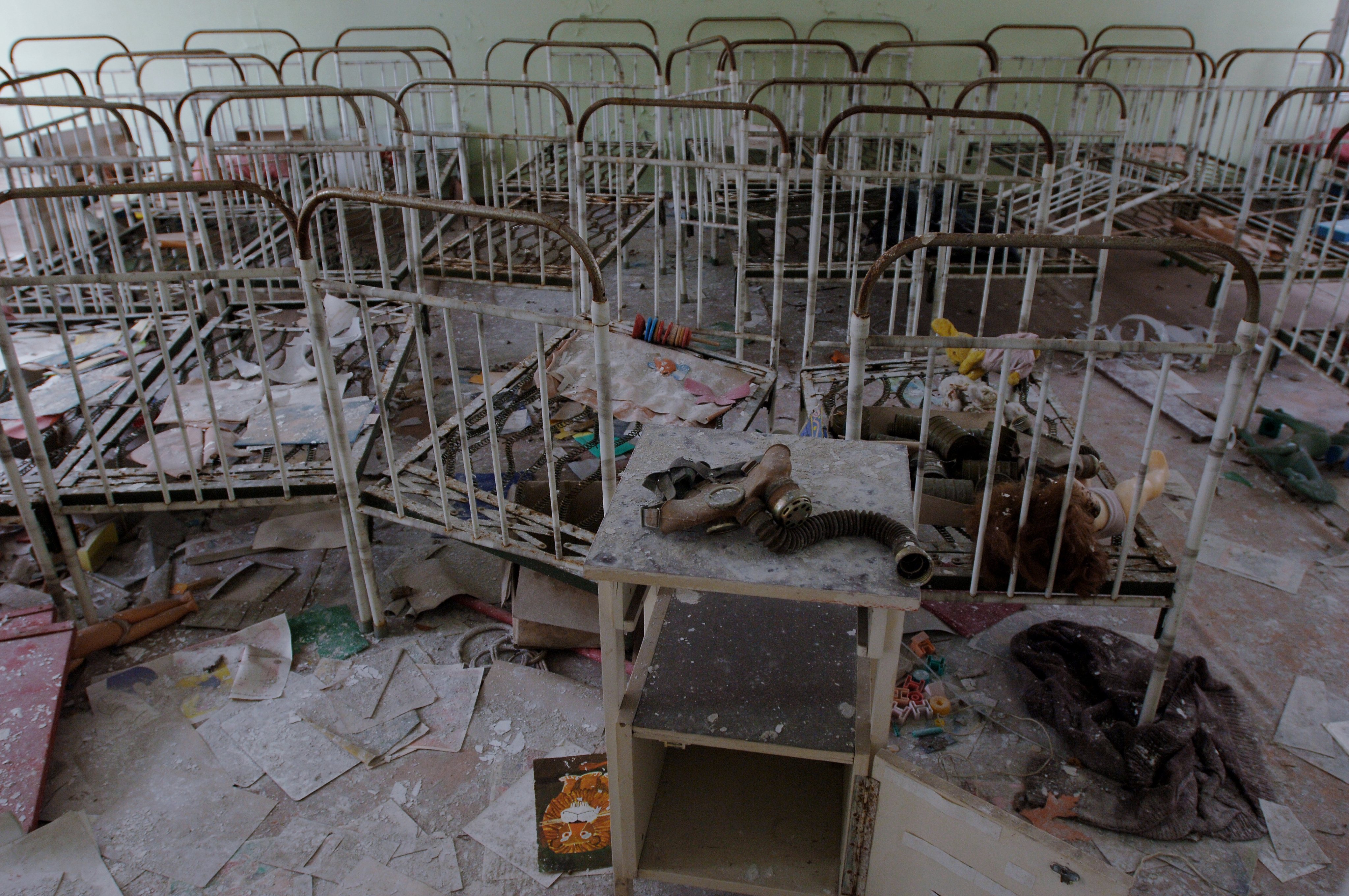 Beds in Abandoned Nursery