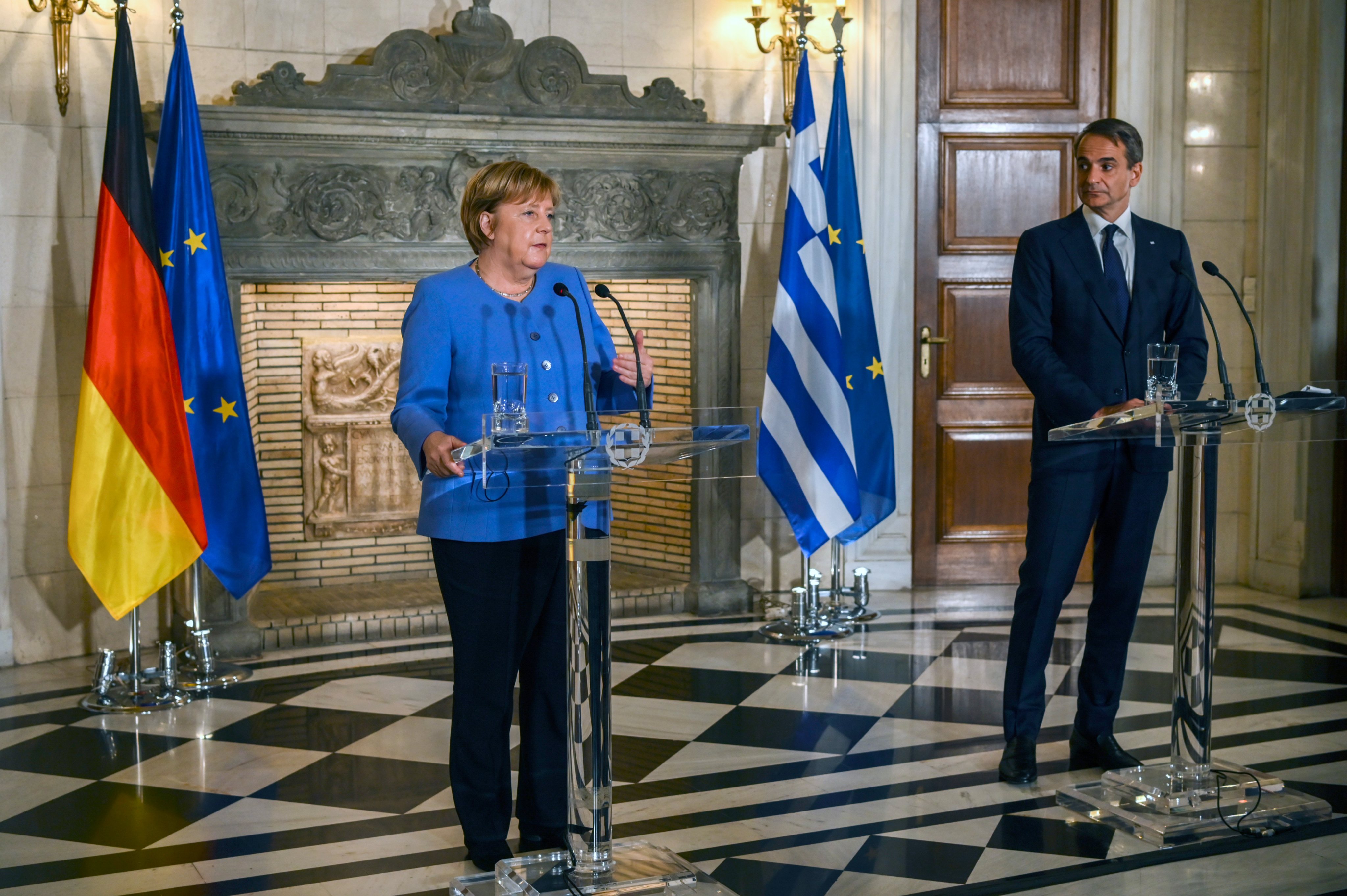 Executive Chancellor Merkel in Greece