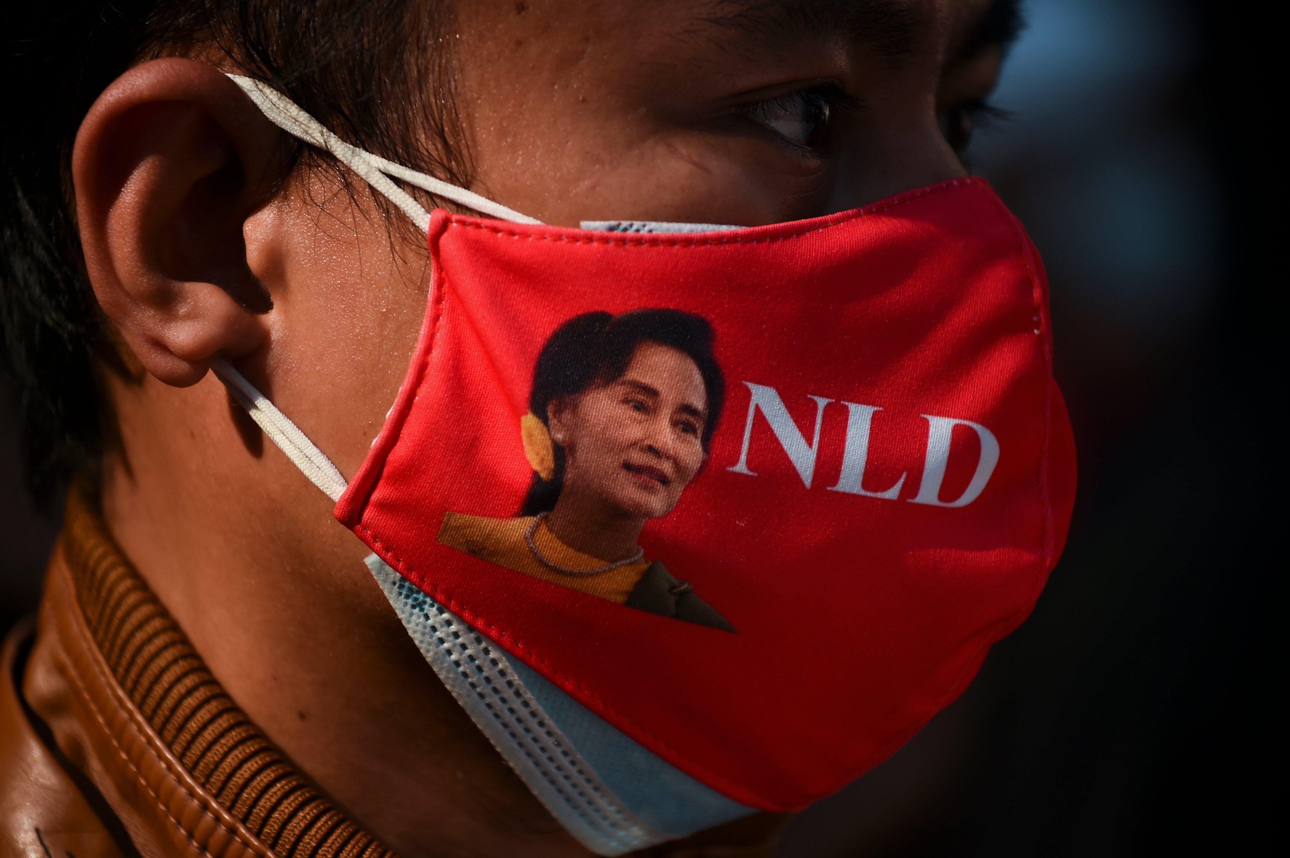 Protest Against Myanmar&#039;s Military Coup In Bangkok