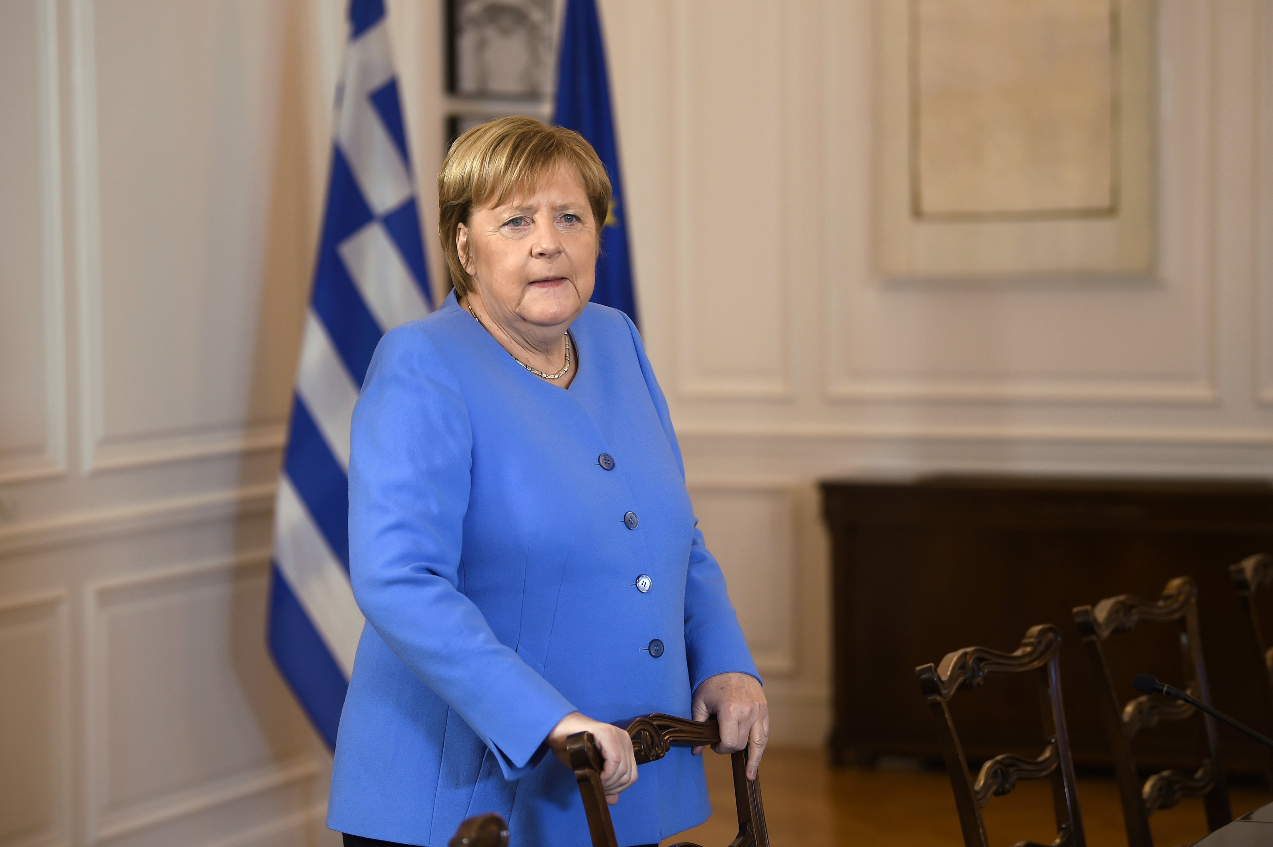 Executive Chancellor Merkel in Greece