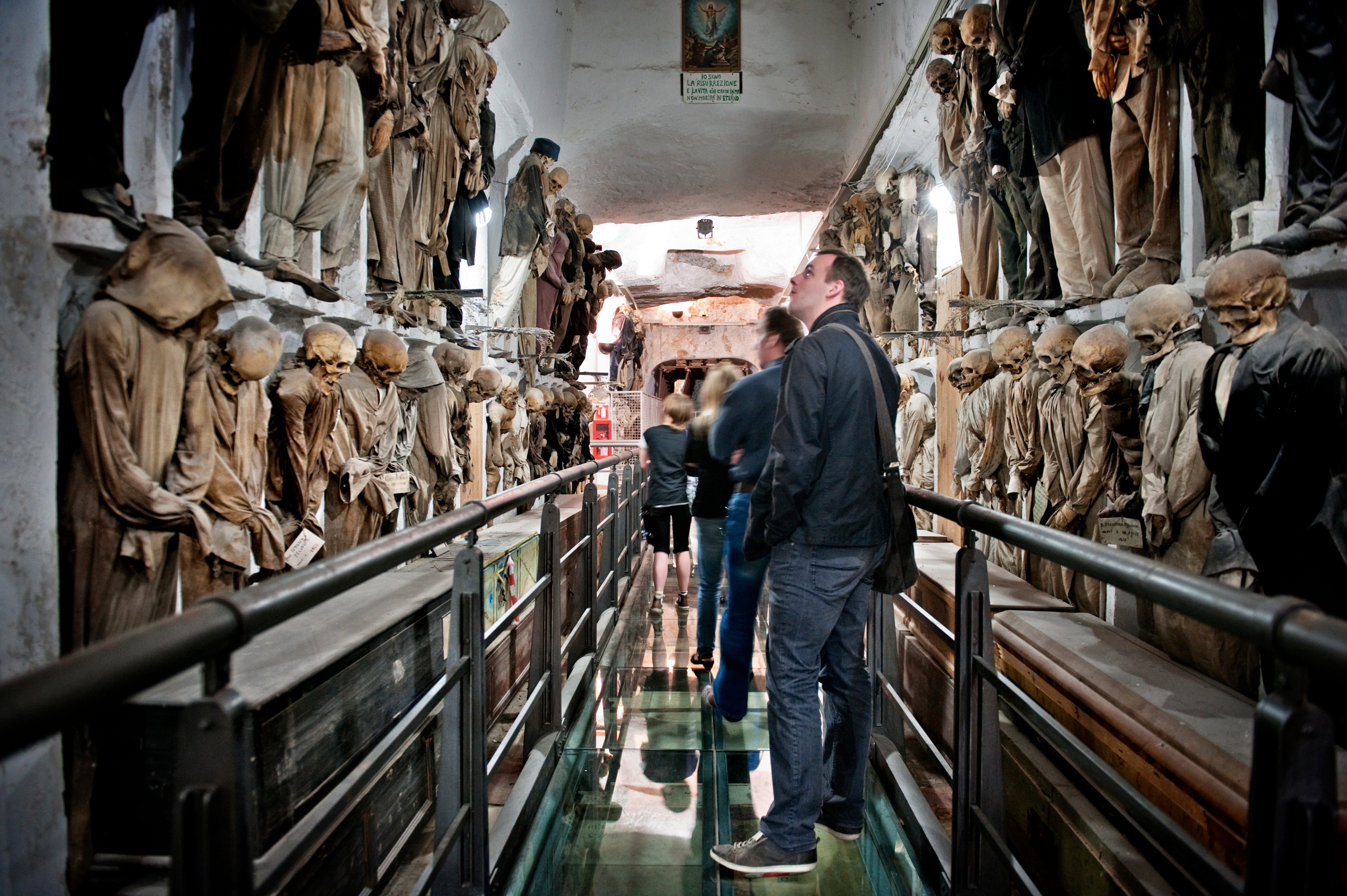Catacumbas dos Capuchinhos, em Palermo, Itália