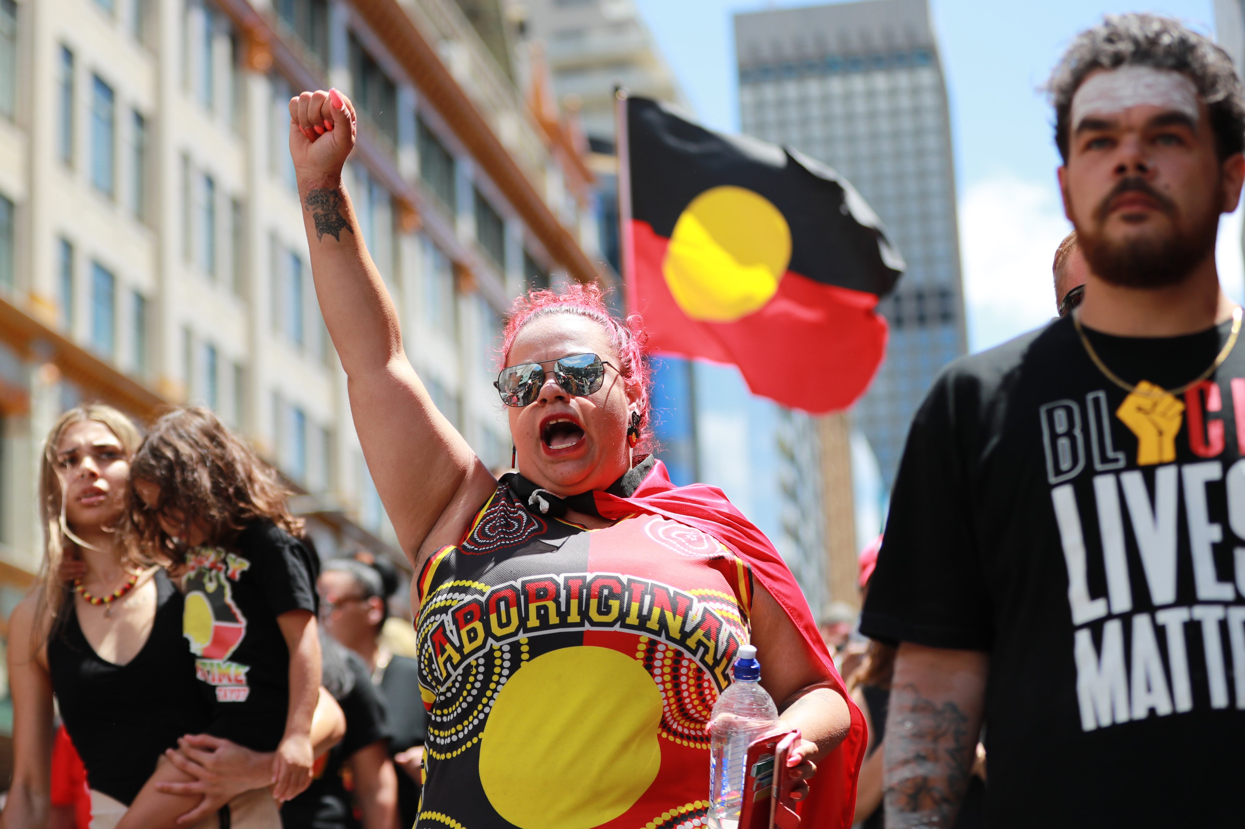 Protestos contra o Dia da Austrália a 26 de janeiro, apelidada pela população aborígene como Dia da Invasão, uma vez que marca a tomada da Austrália pelos britânicos em 1788