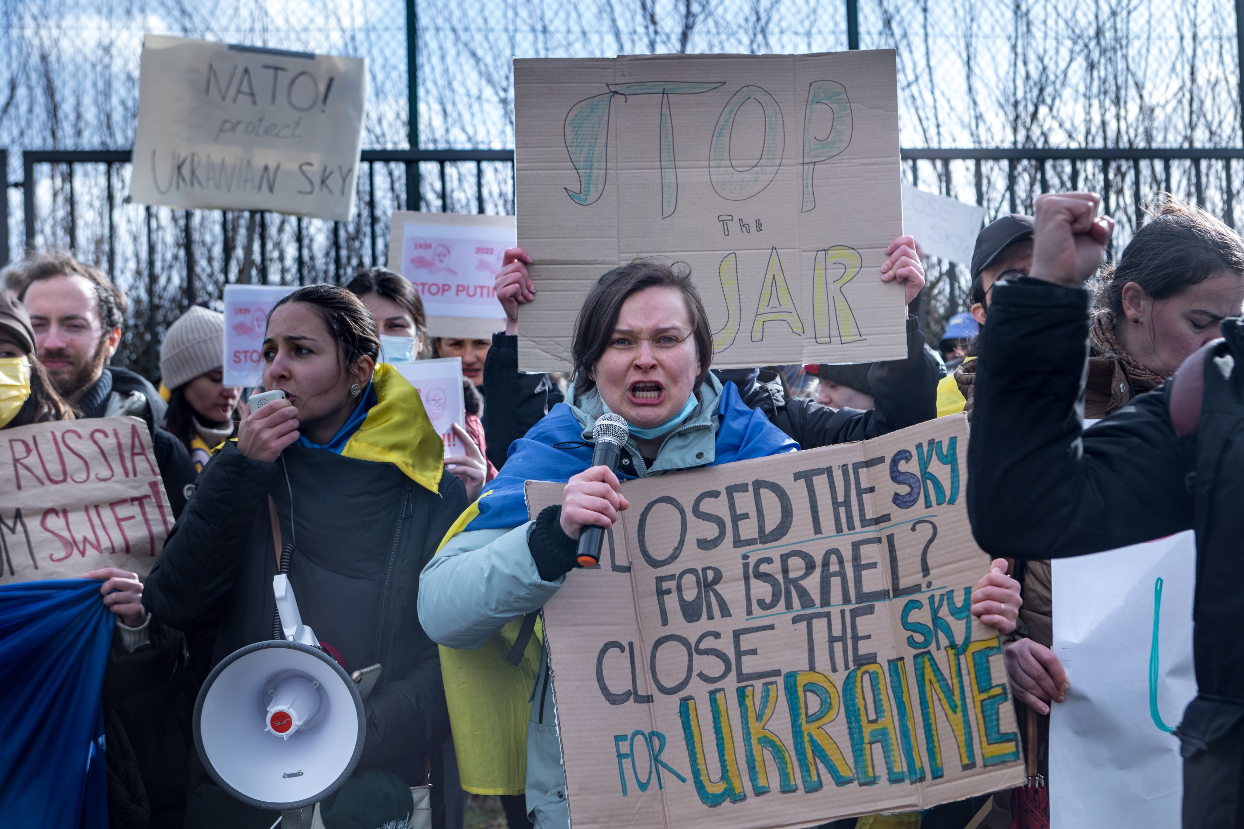 Protestos contra a invasão da Ucrânia em Bruxelas, Bélgica
