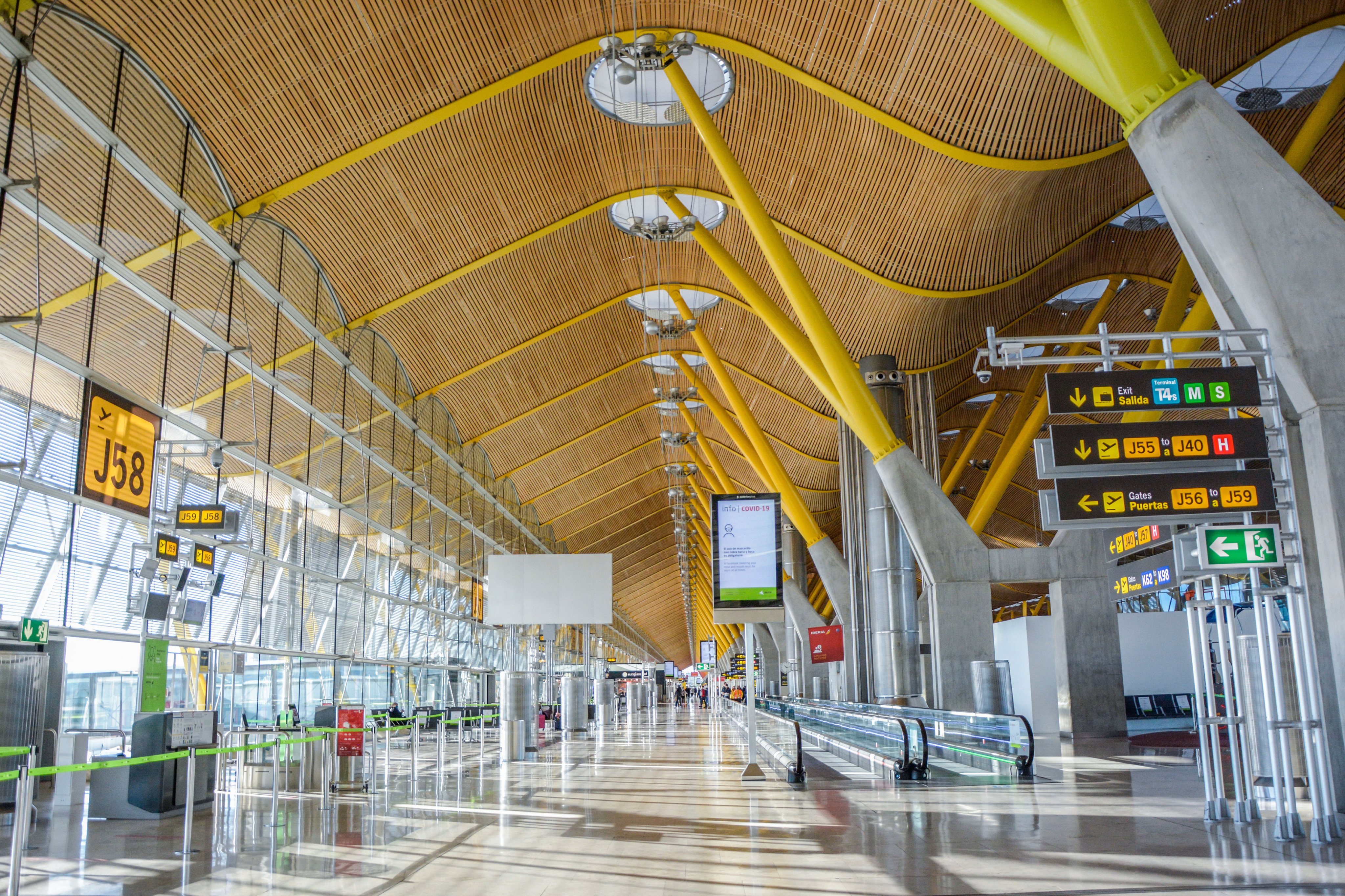 Terminal 4 of the Adolfo Suárez MadridBarajas Airport