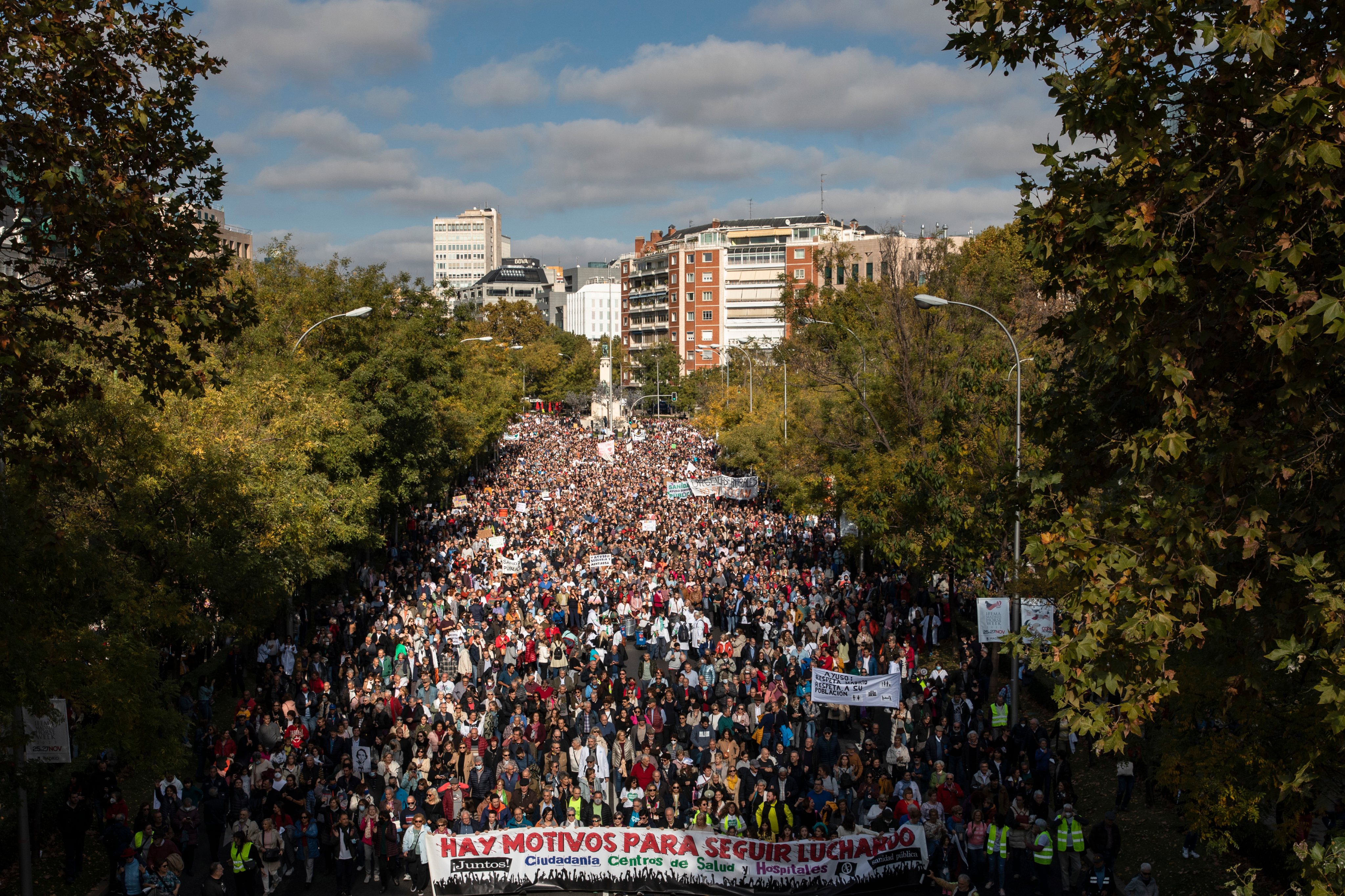 Demonstration For The Defence Of The Health System In Madrid