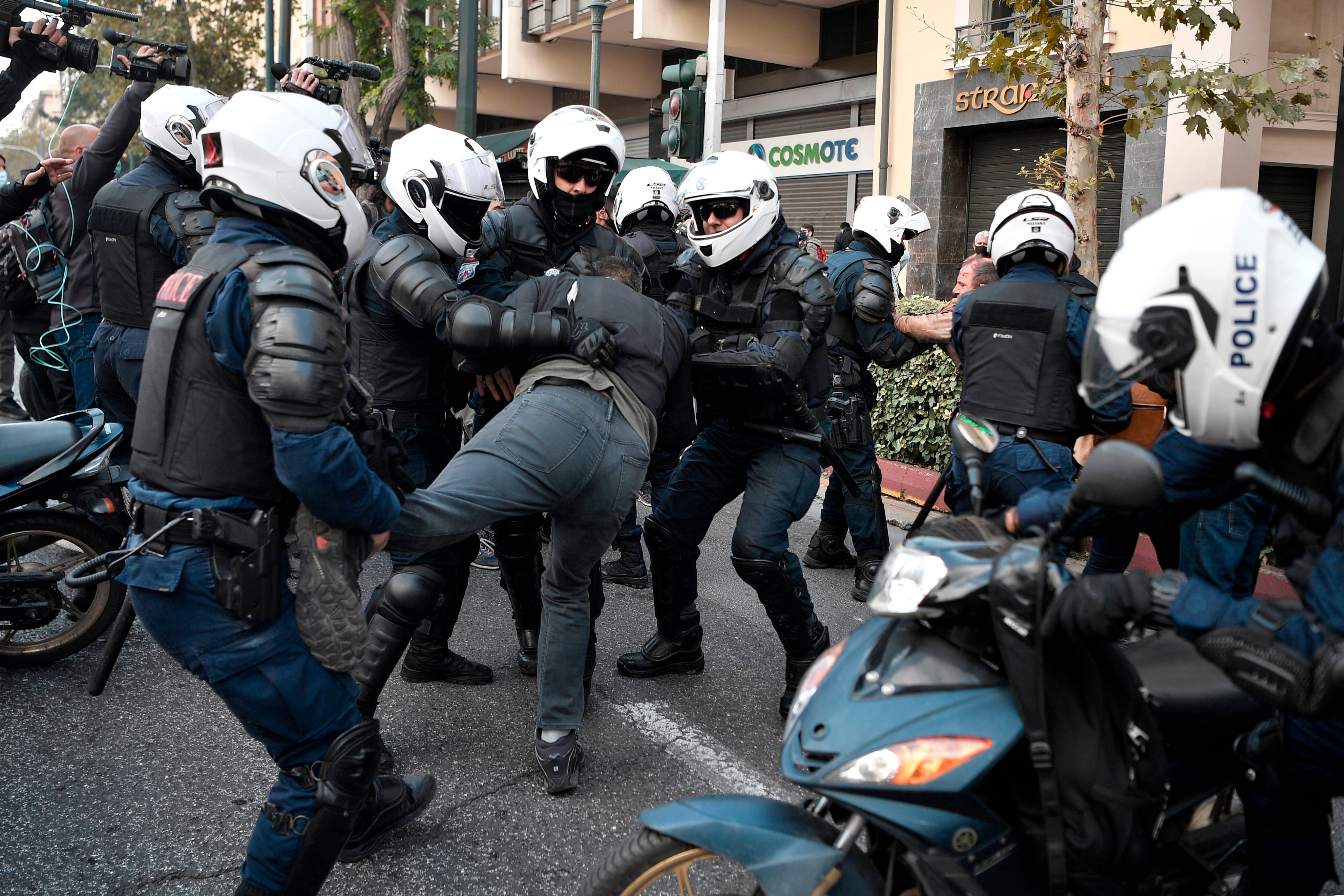 GREECE-POLITICS-DEMO-POLICE-HISTORY