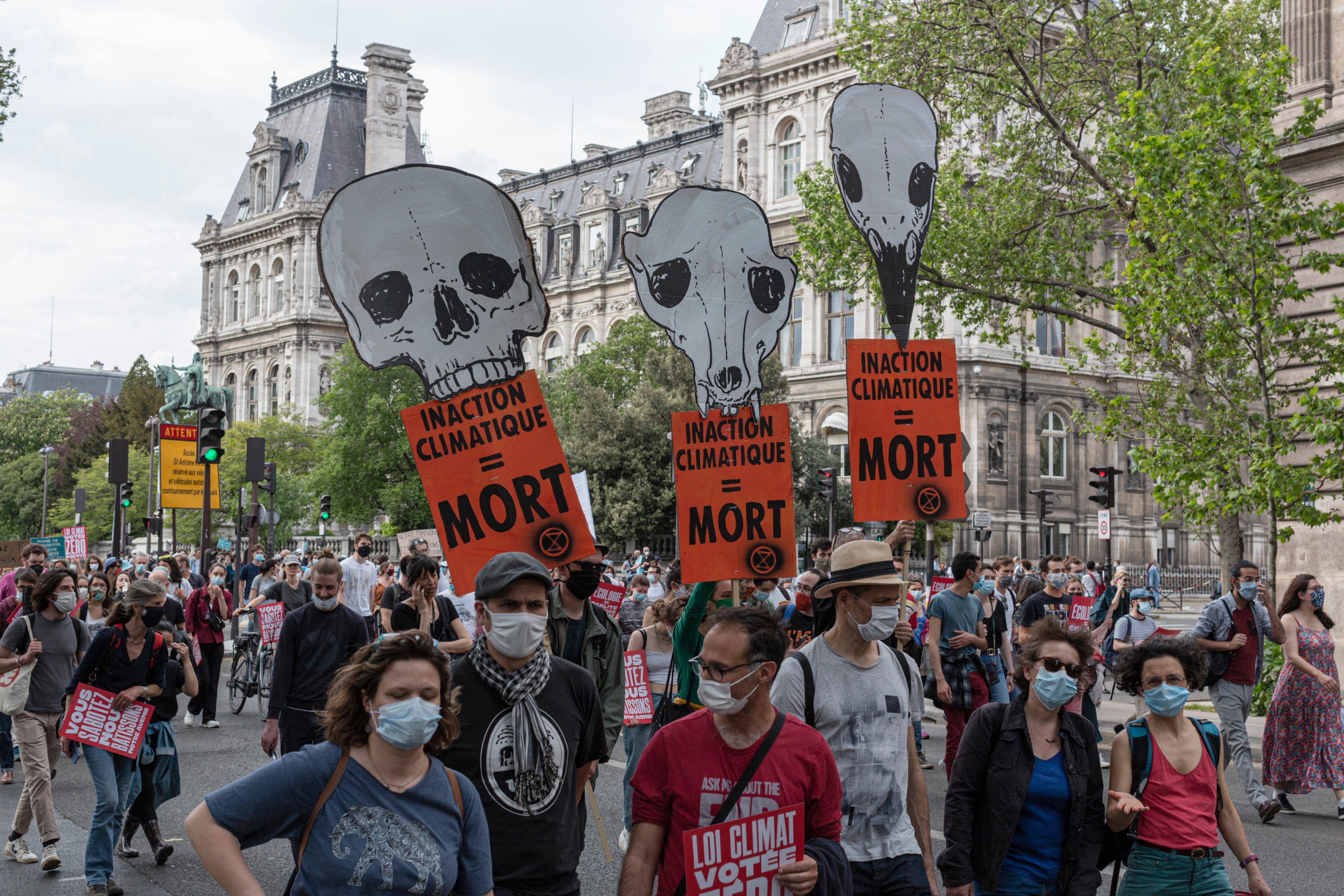 Climate March Protests Take Place Across France