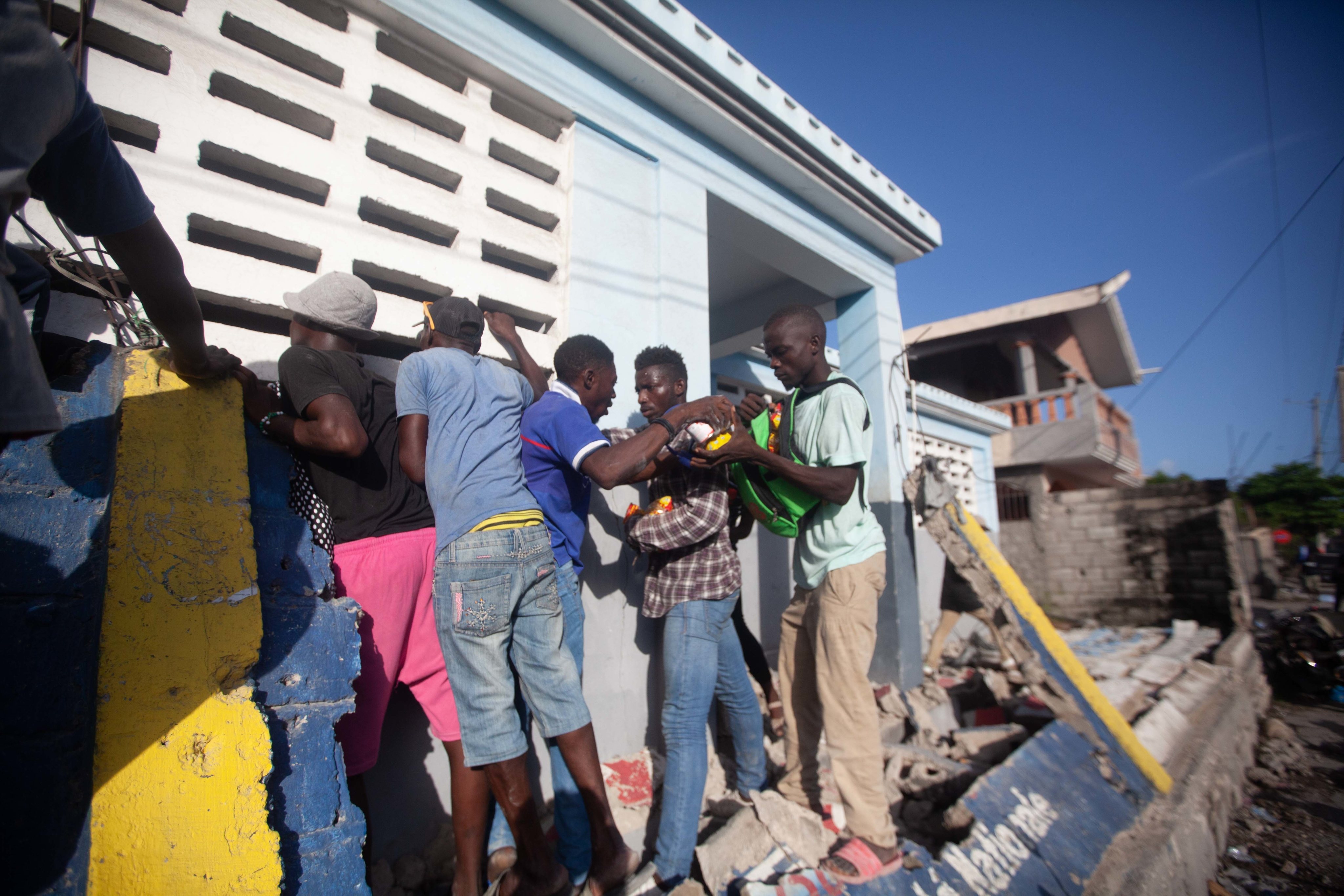 Rescue Work And Humanitarian Aid Continue In Haiti After 7.2 Quake And Tropical Storm