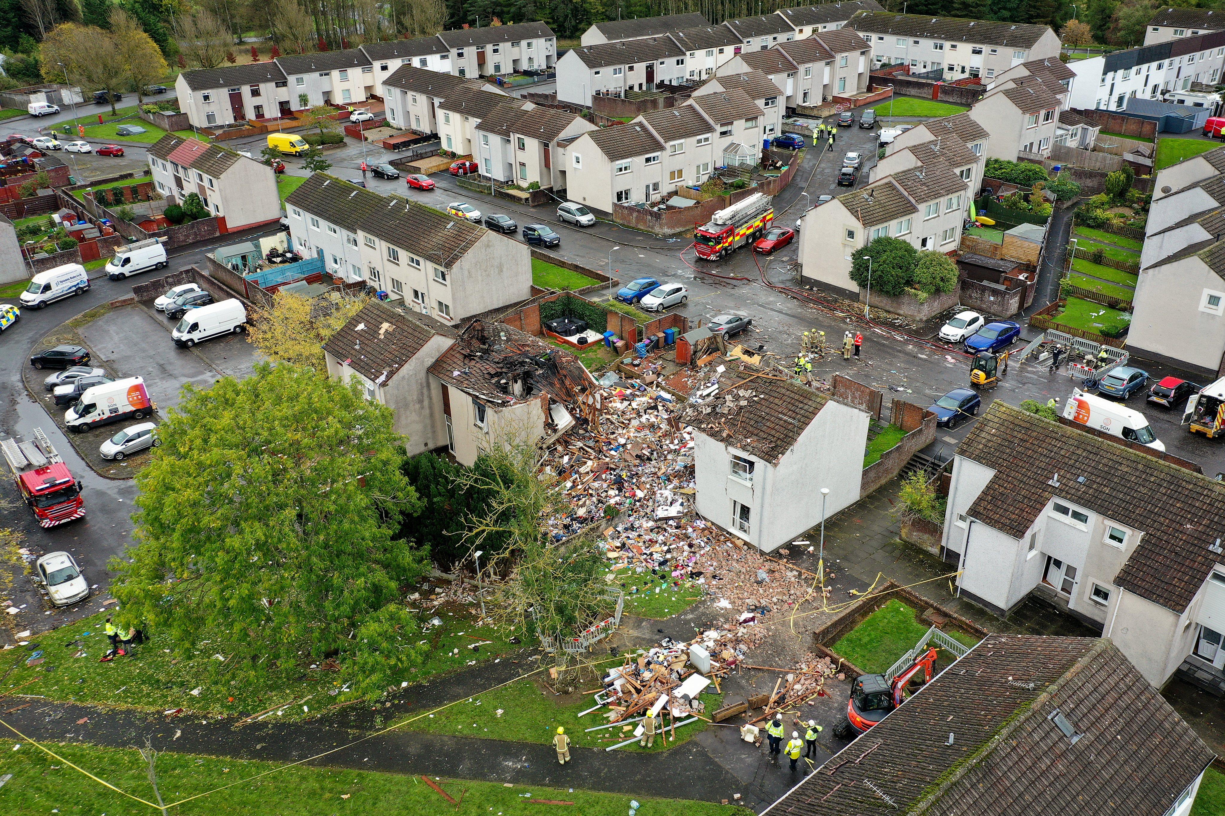 House Explosion In Ayr