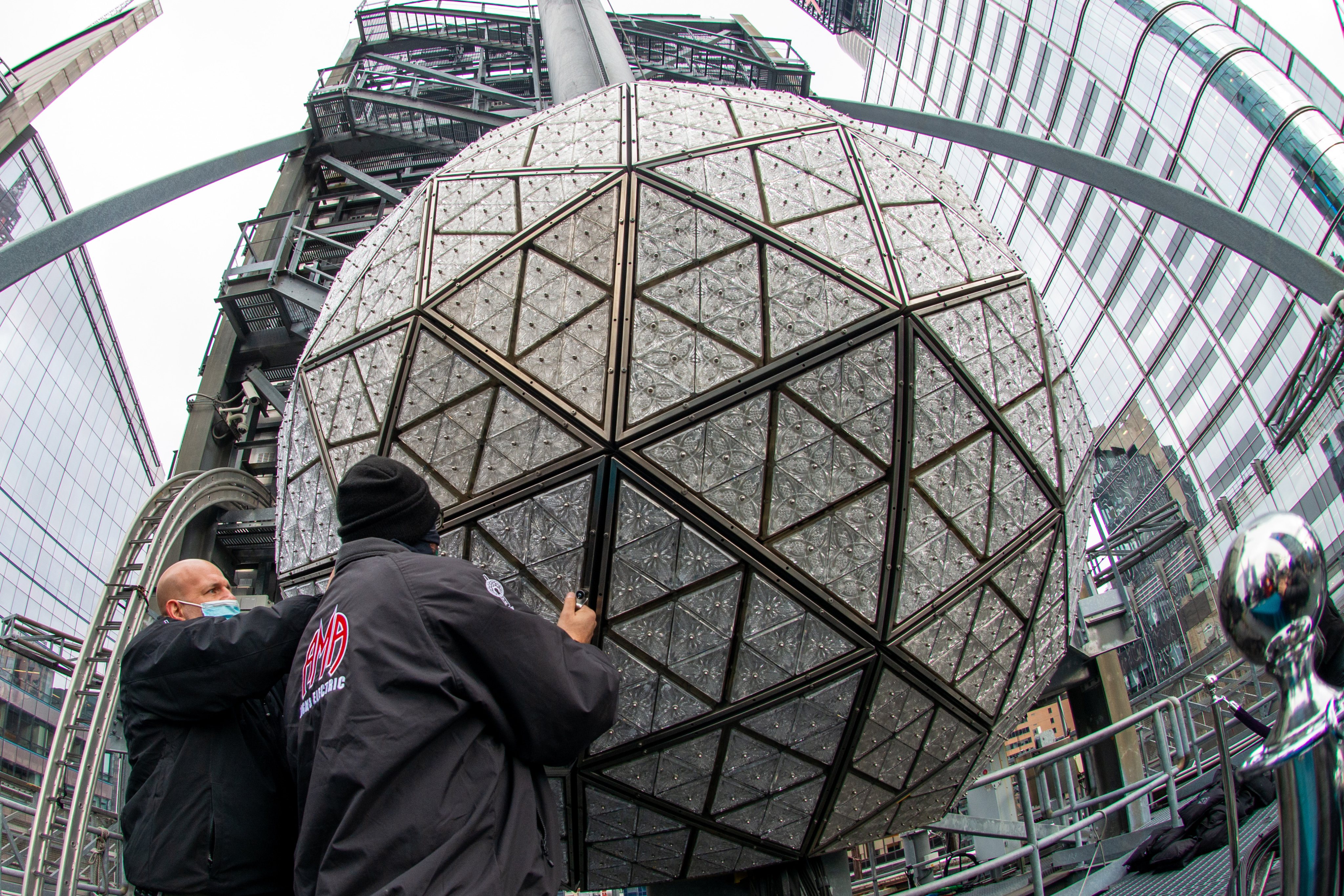 Instalação da Bola de Ano Novo em Nova Iorque com Cristais Waterford