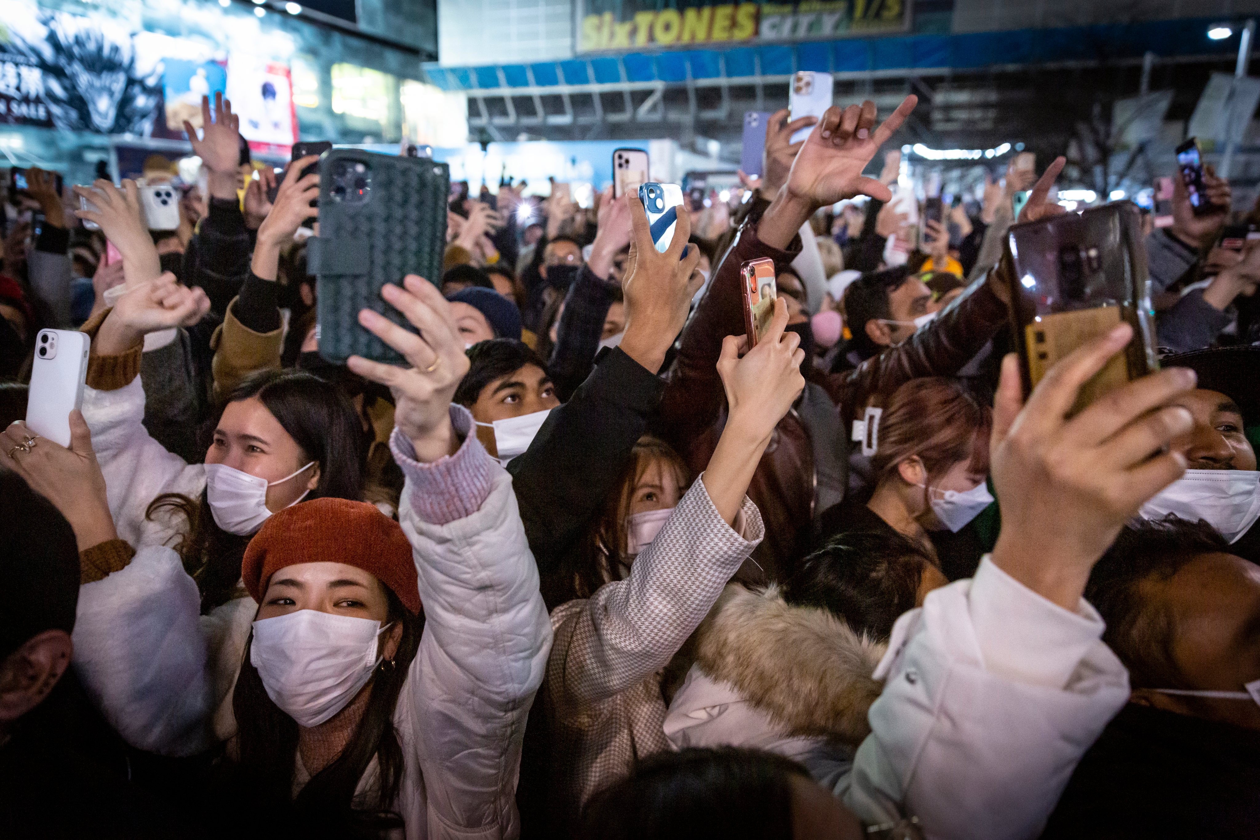 New Year&#039;s Eve Celebrated In Tokyo Amid Ongoing Coronavirus Pandemic