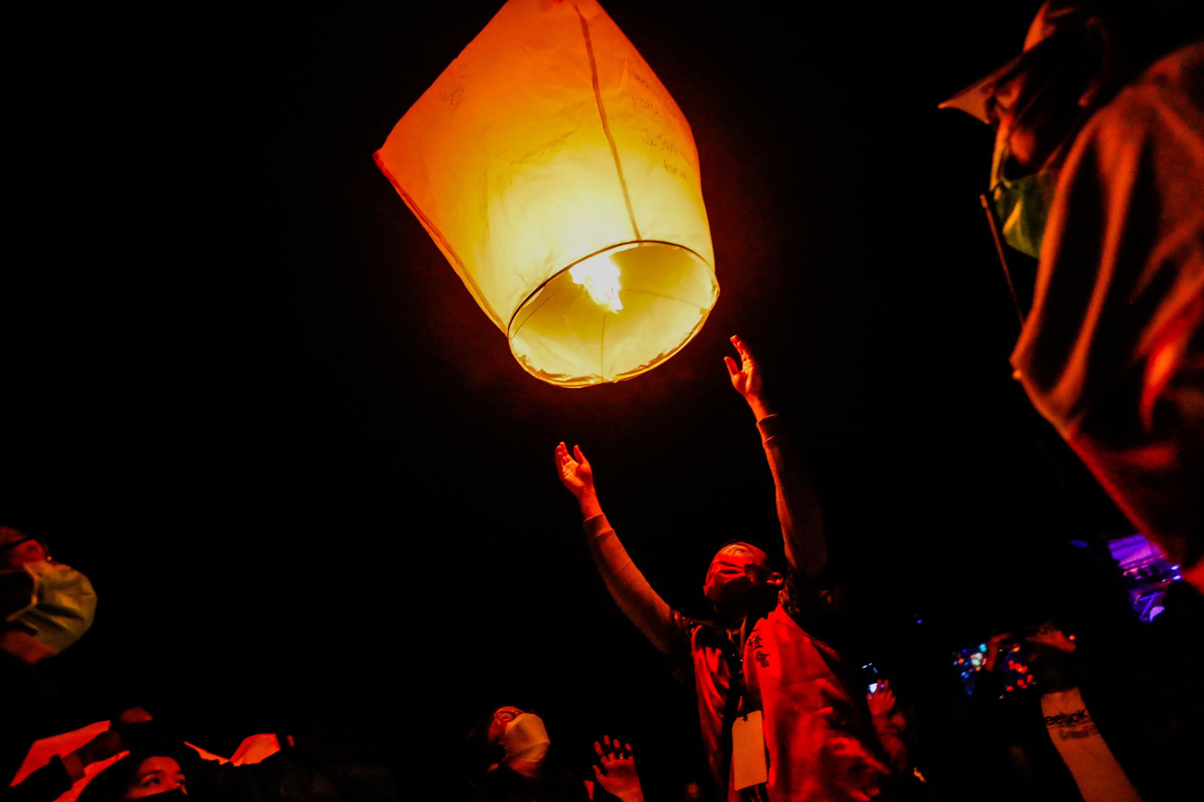 Celebração do Festival da Lanterna em Taiwan
