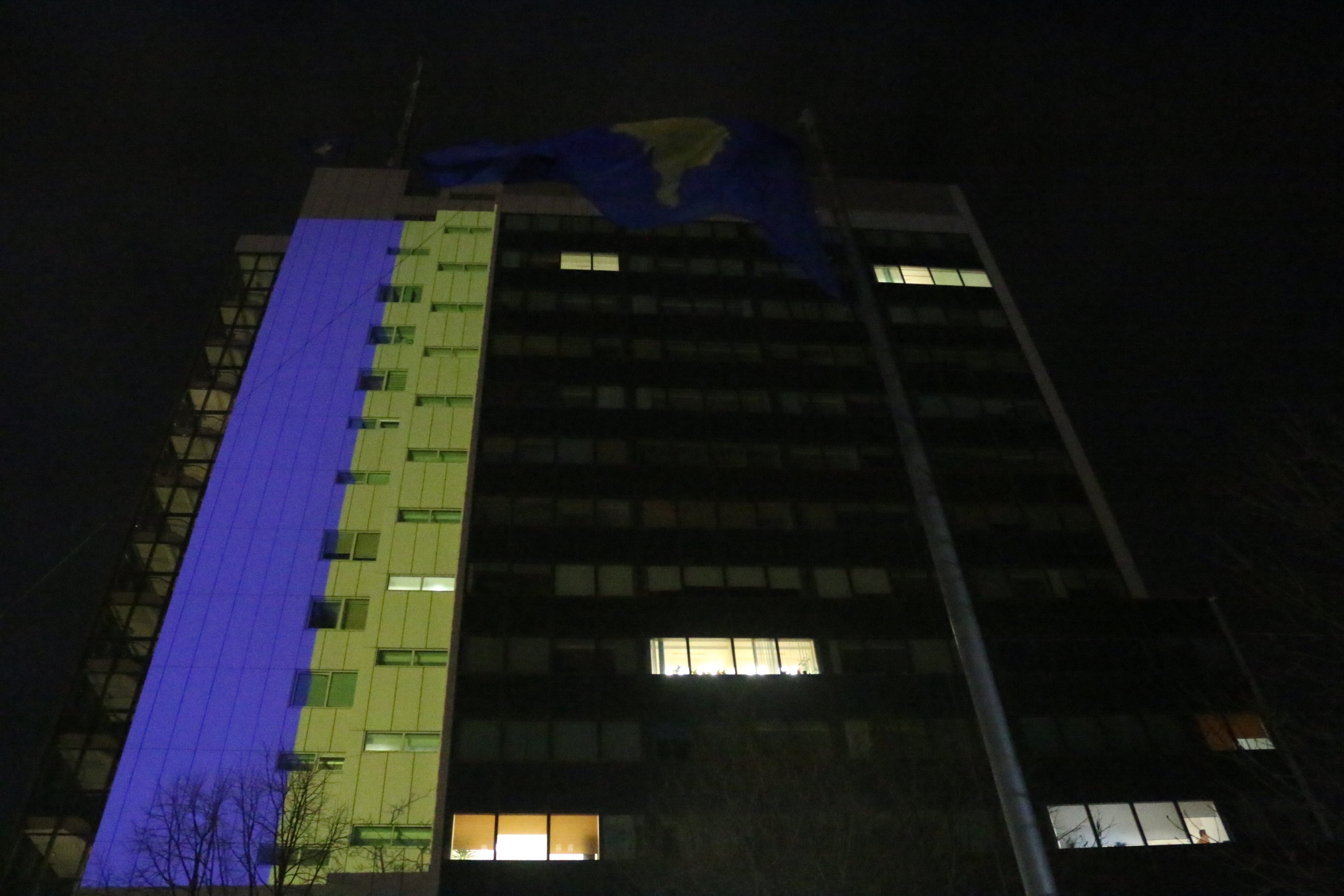 Edifício do governo do Kosovo, em Pristina