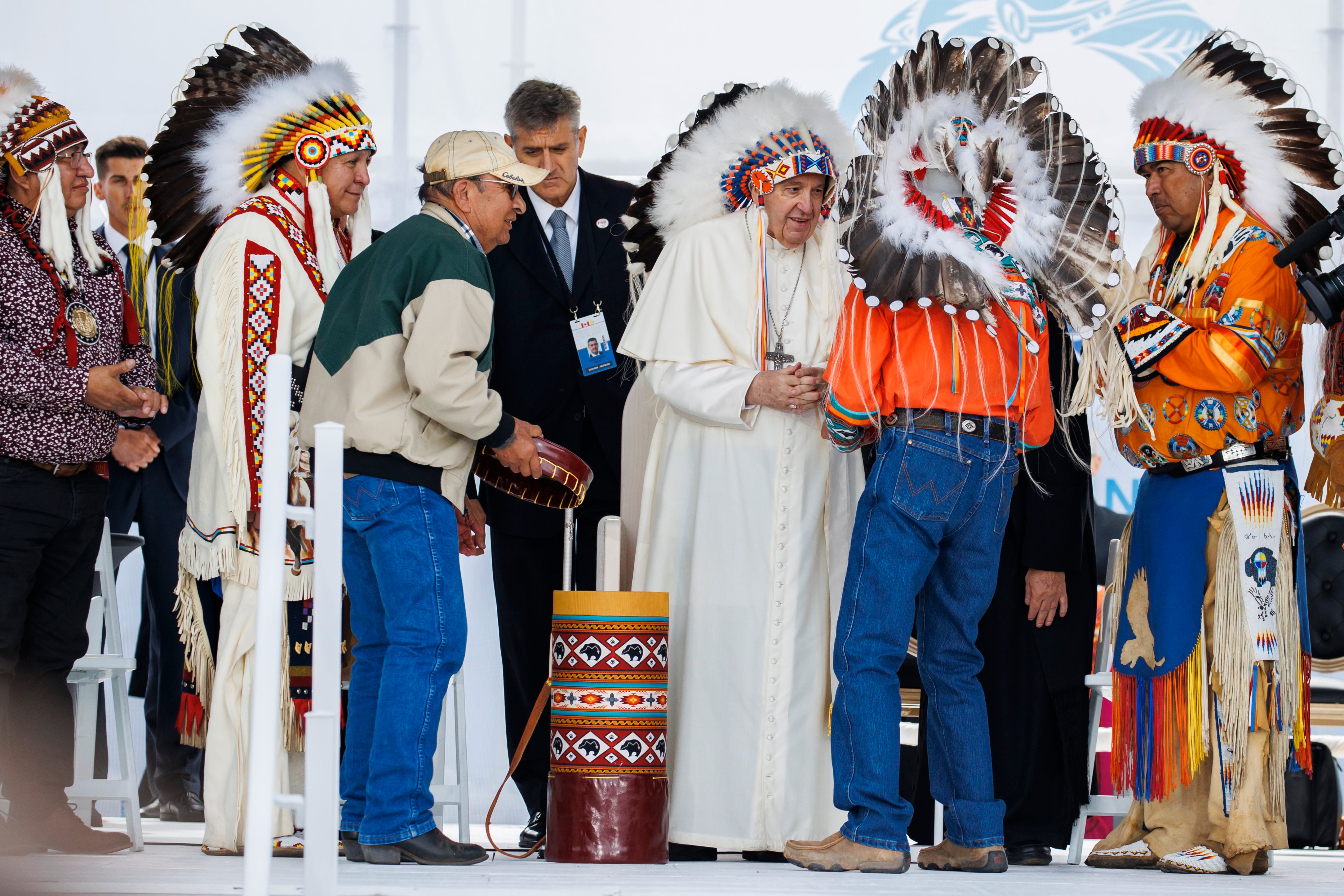 Pope Francis Visits Canada To Meet With Indigenous Communities