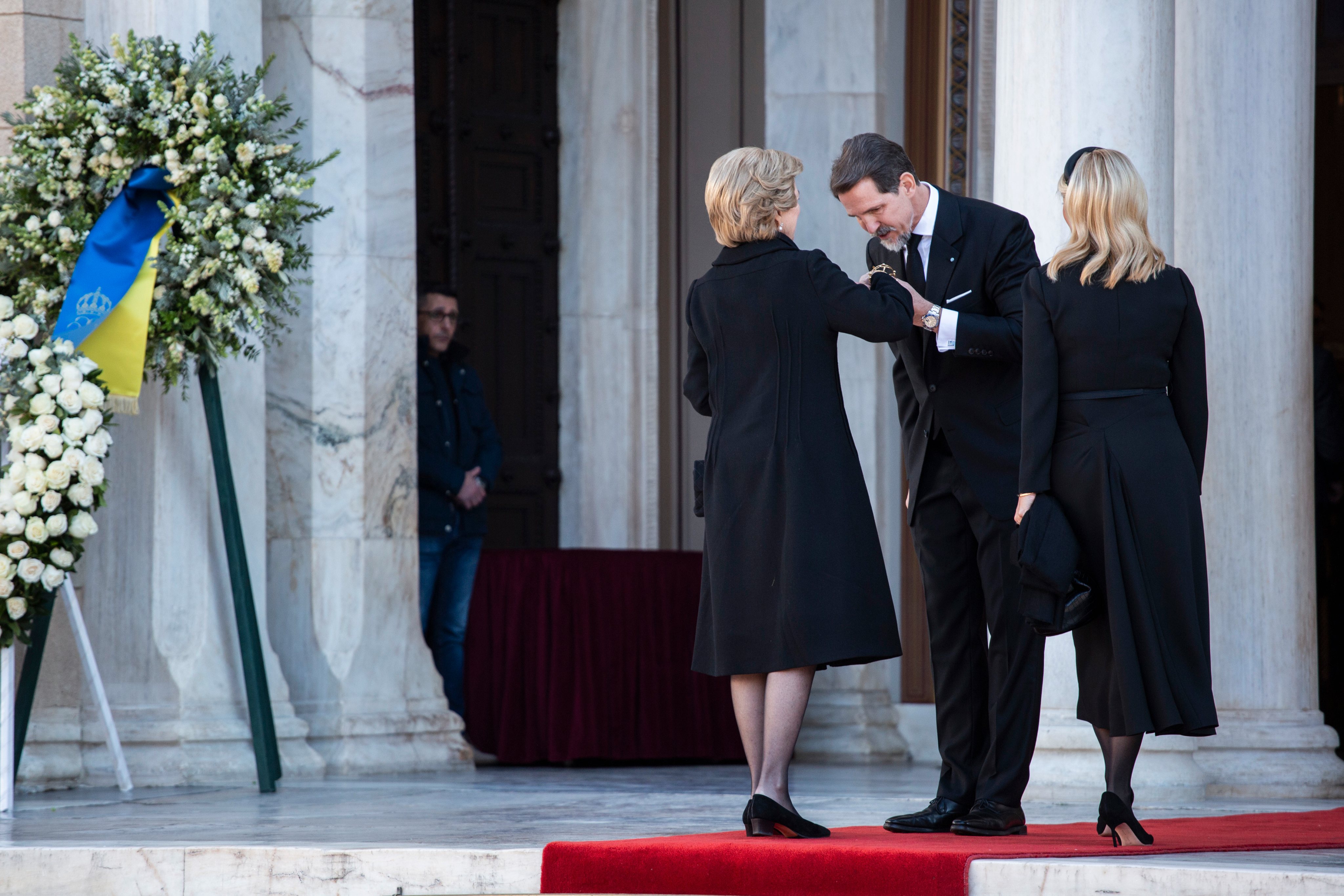 Funeral service for ex-King Constantine of Greece in Athens