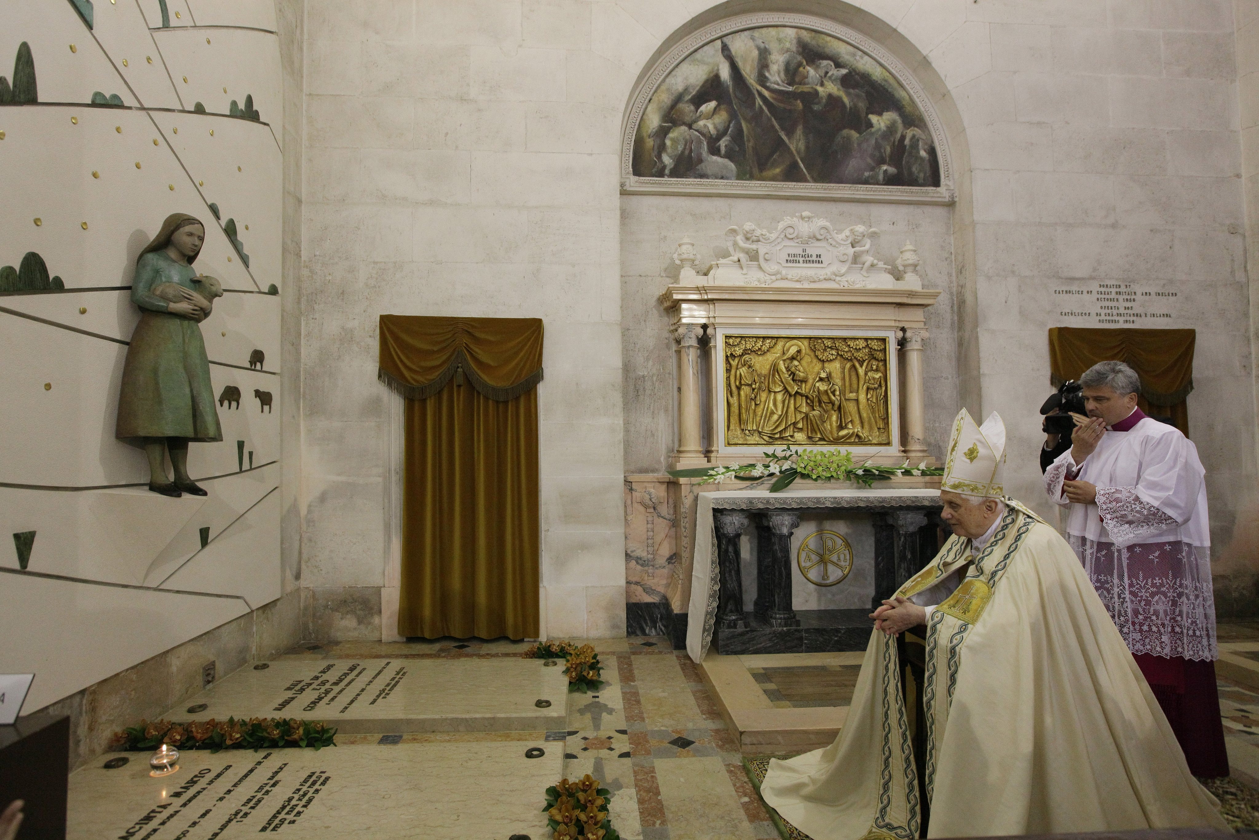 The pope Benedict XVI