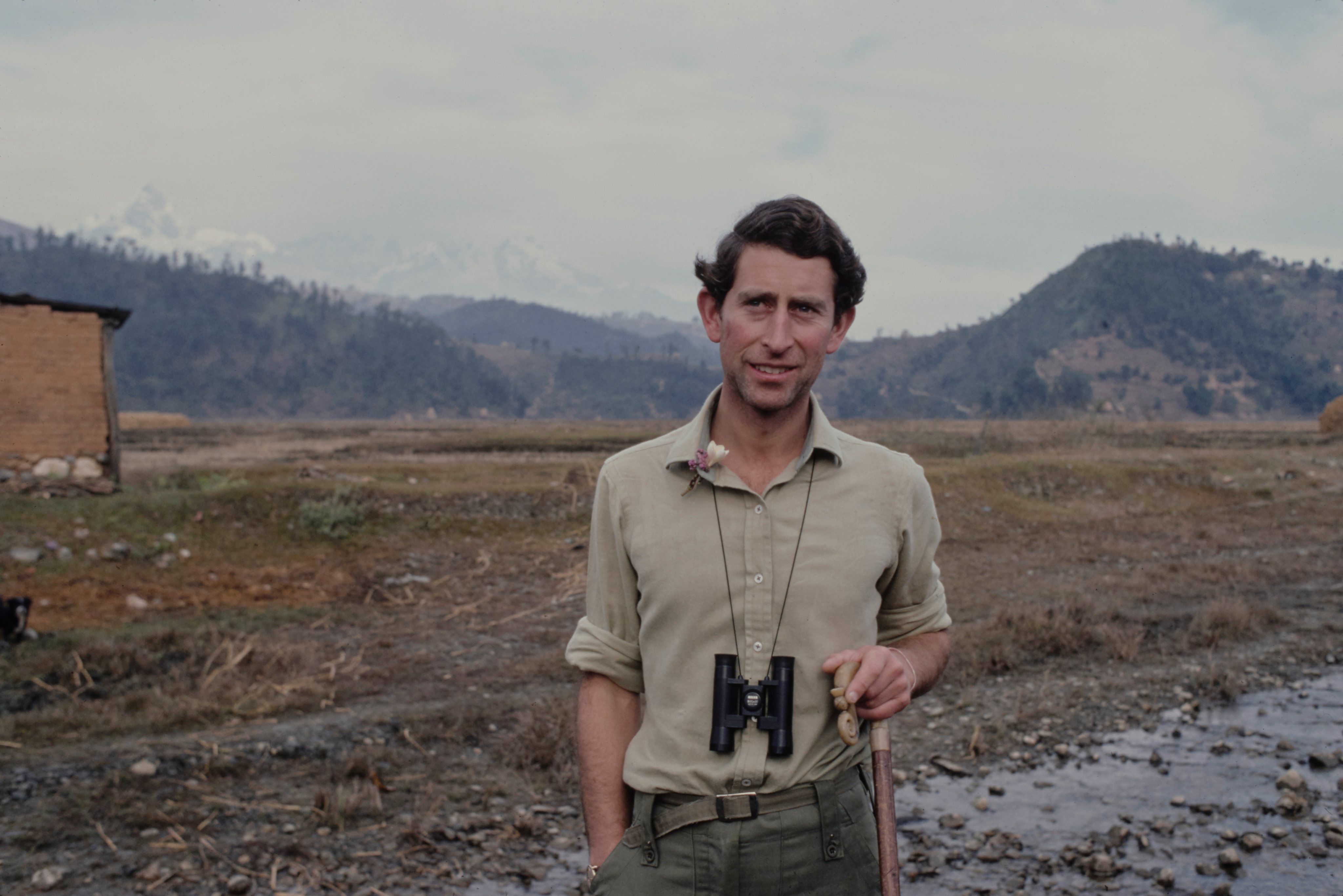 Prince Charles During Himalayan Trek