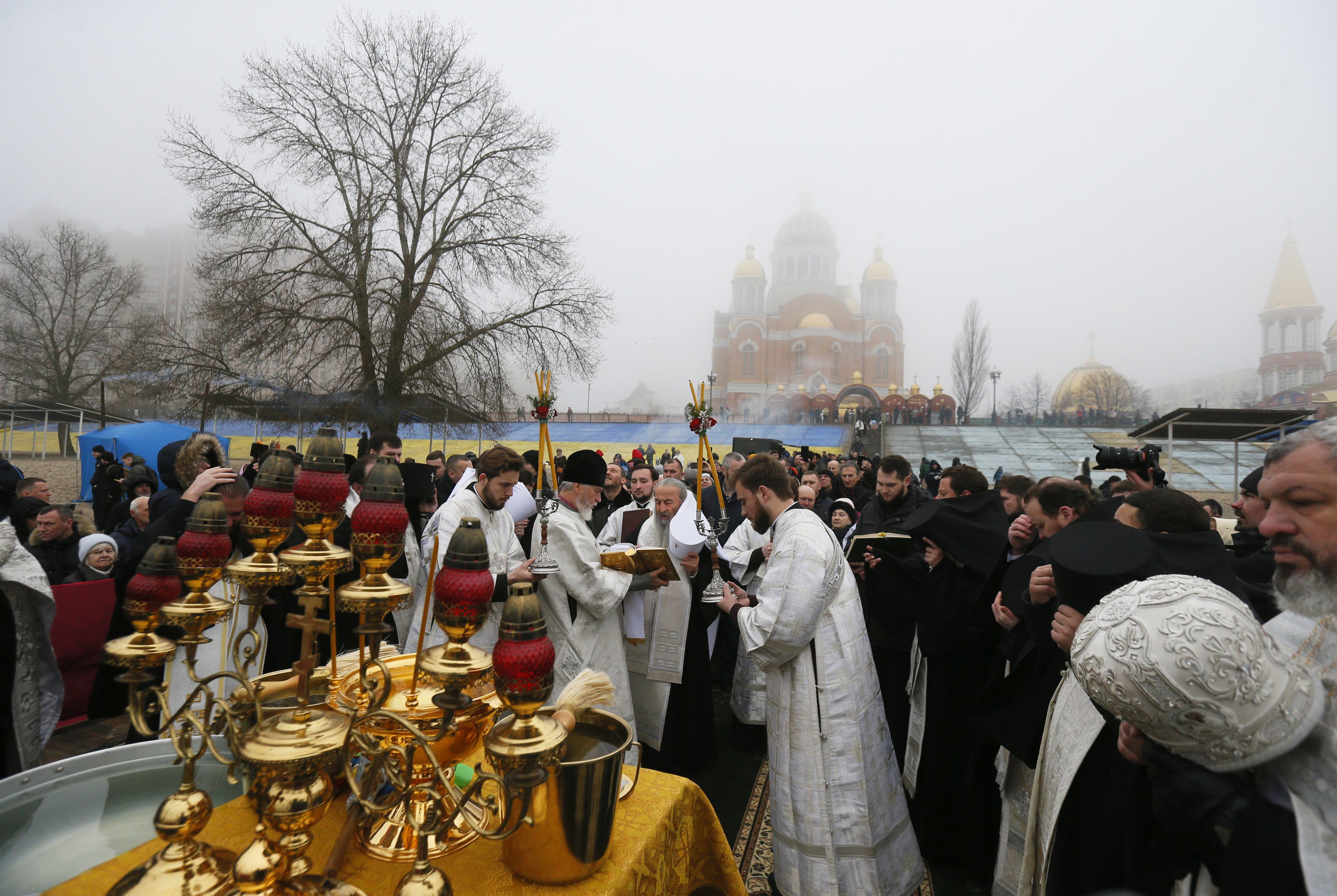Orthodox Epiphany Celebration In Kyiv, Amid Russian Invasion Of Ukraine