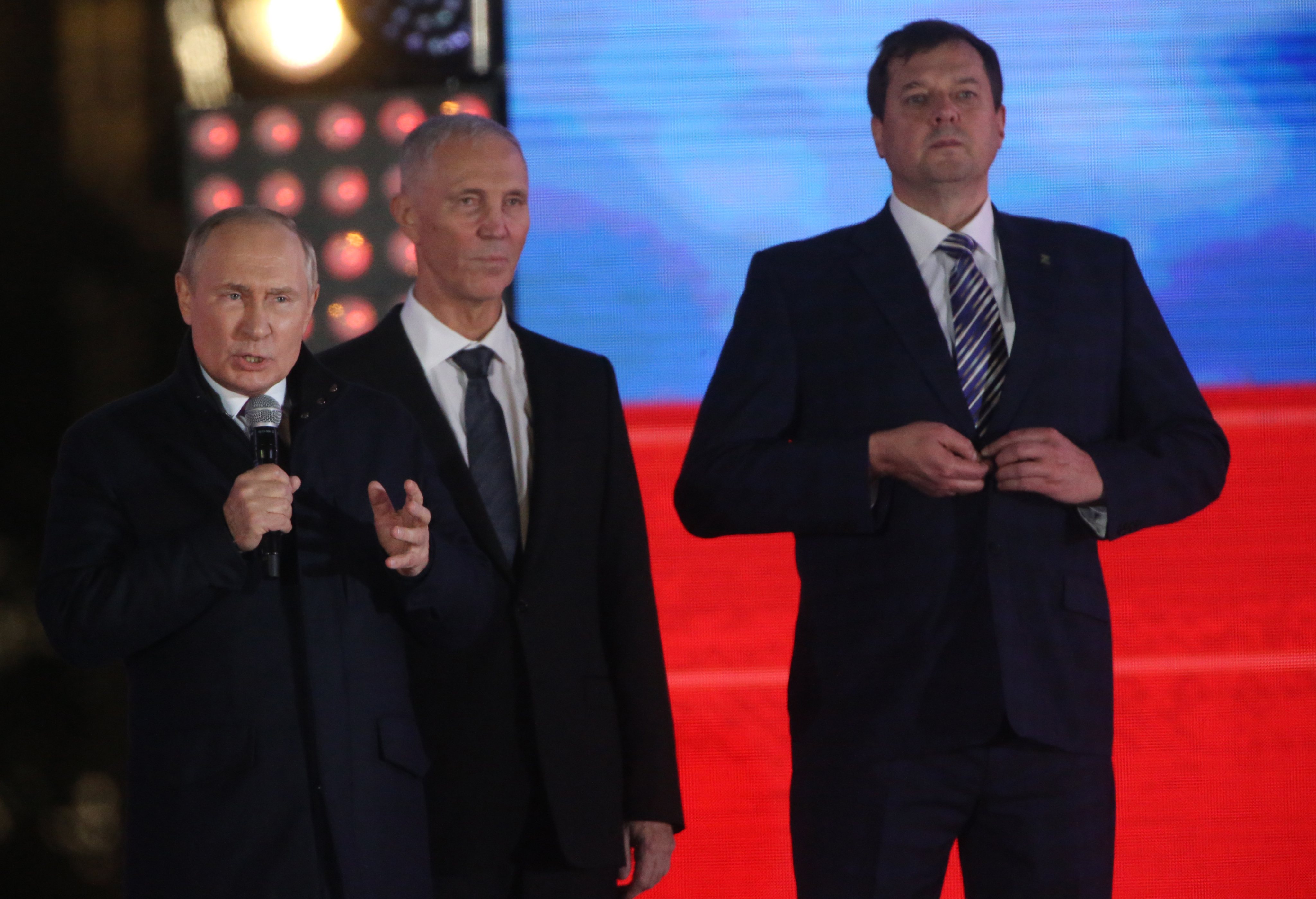 Russian President Vladimir Putin Hosts Ceremony With Separatist Leaders Of Ukrainian Regions After Referendum