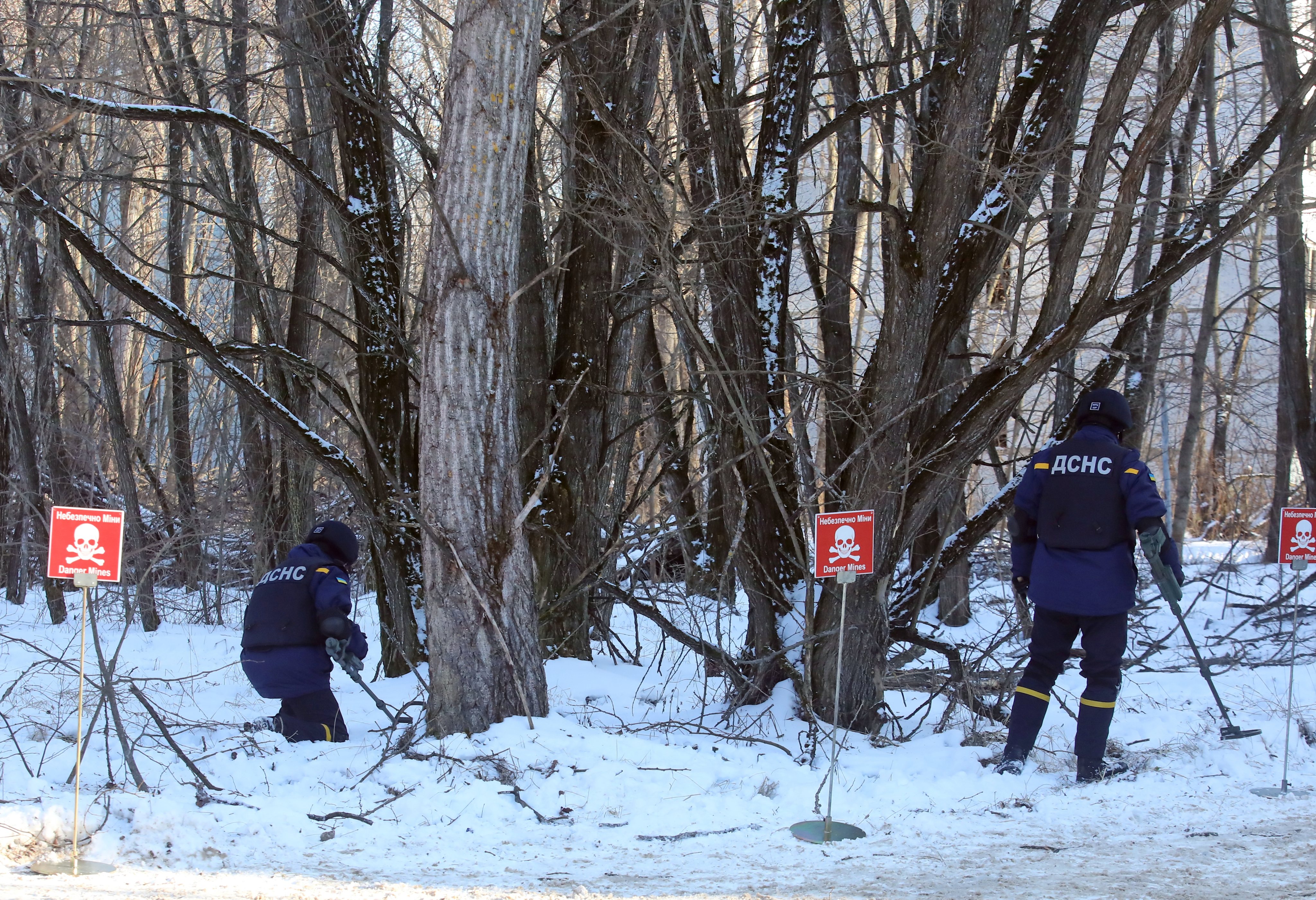 Drill of Ukrainian Interior Ministry units in Prypiat
