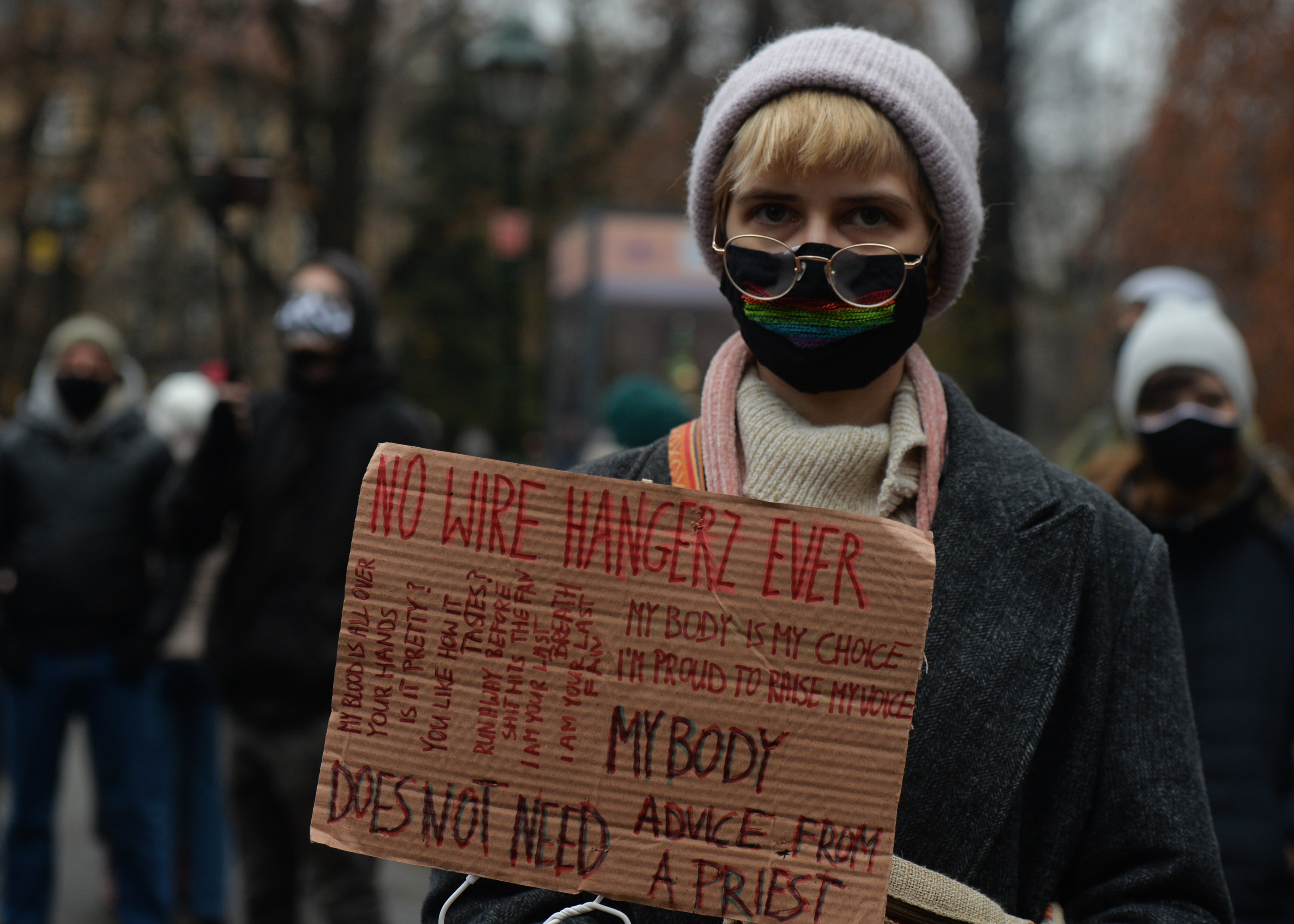 Anti-Government Women Protest In Krakow