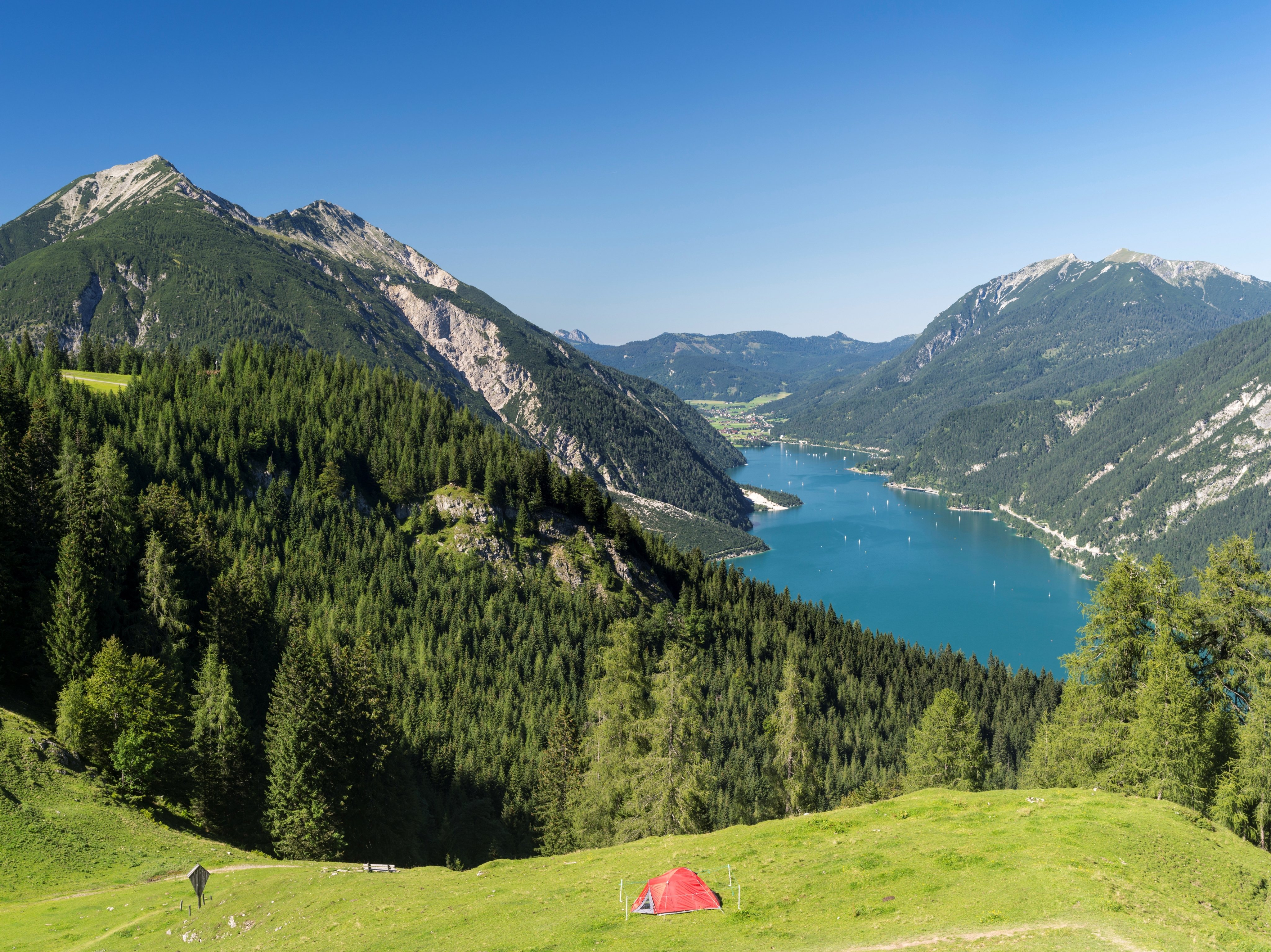 Lake Achensee in Tyrol
