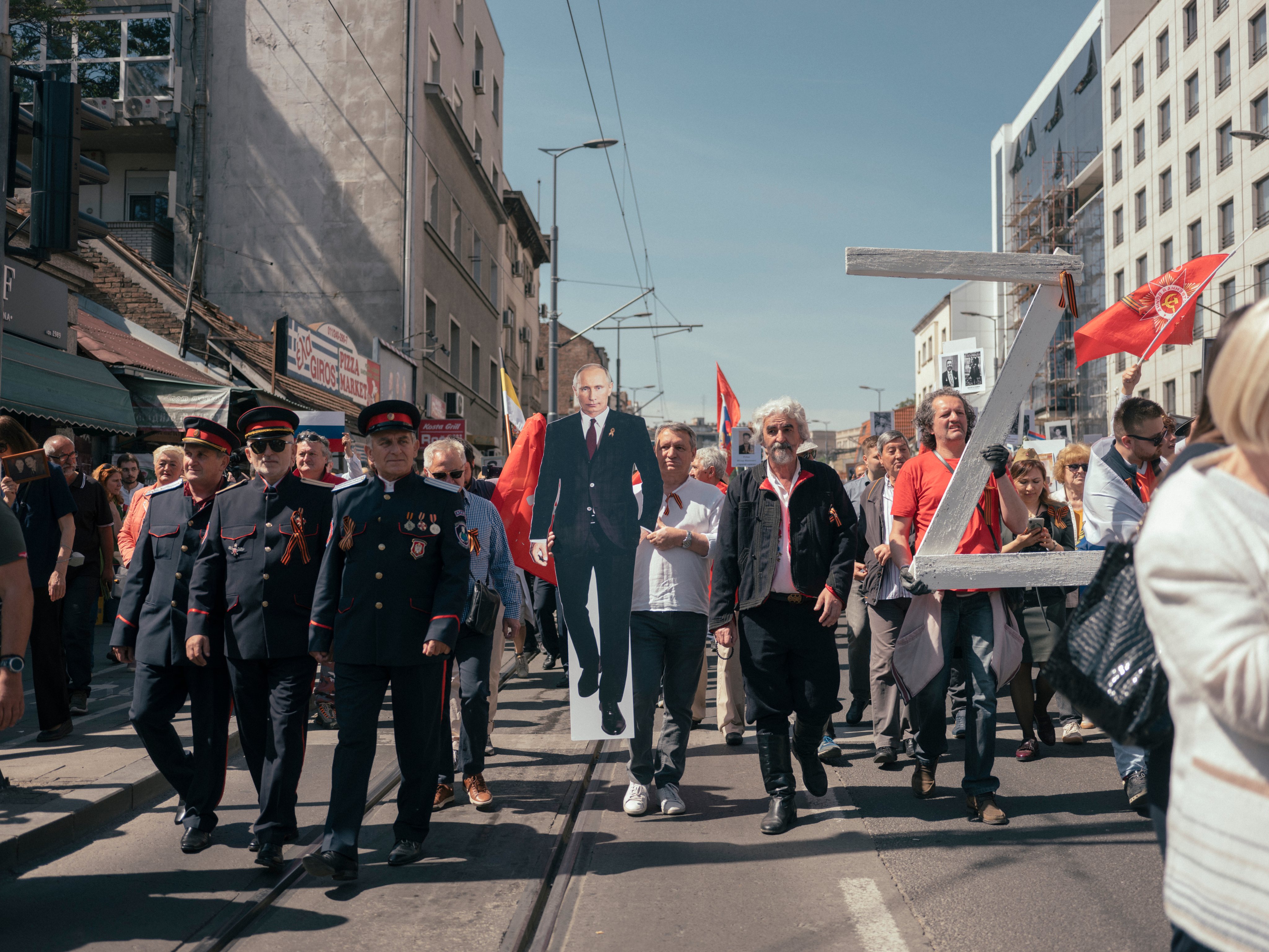 Pro-Russian Rally On Victory Day Takes Place In Belgrade