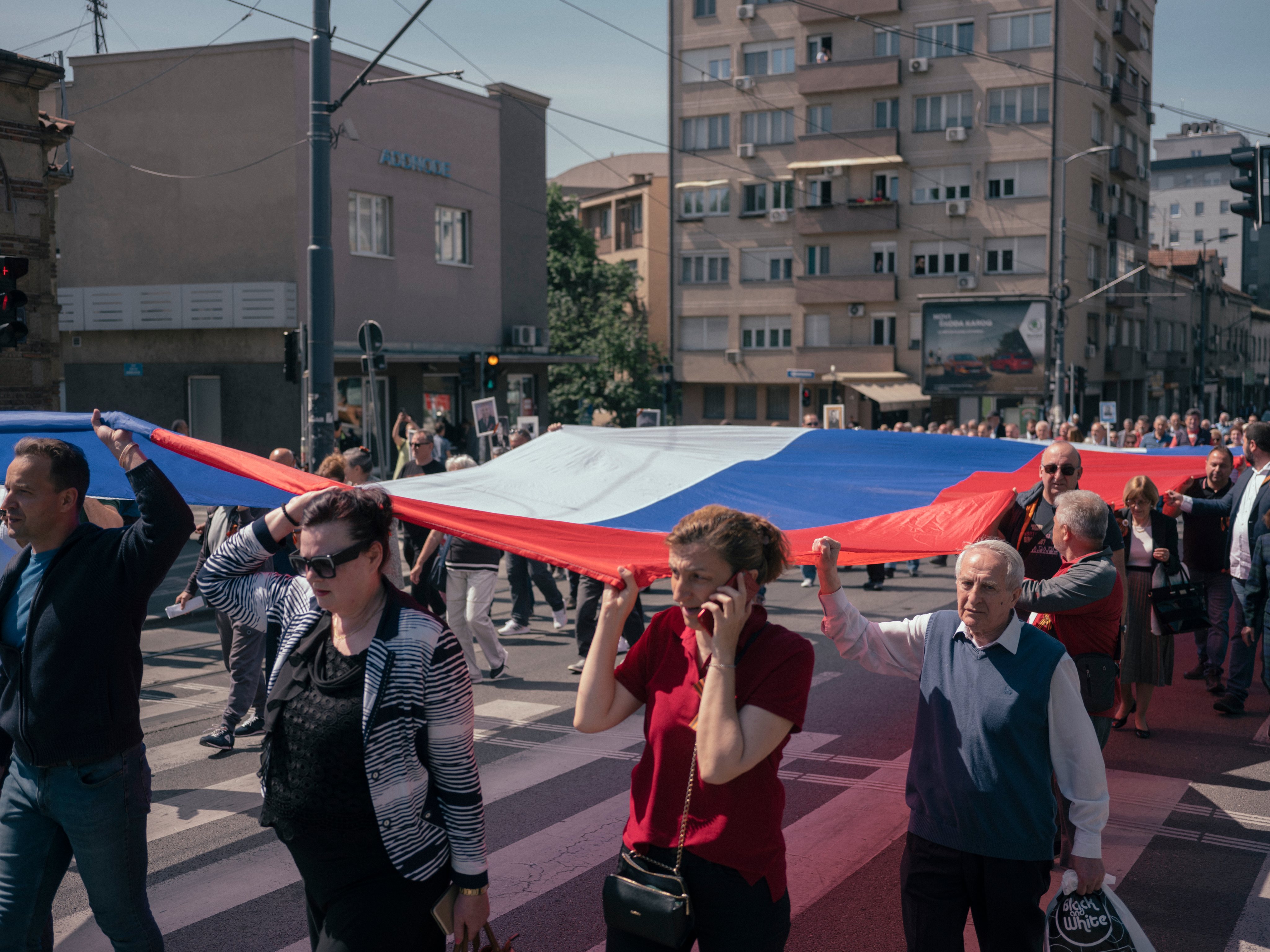 Pro-Russian Rally On Victory Day Takes Place In Belgrade