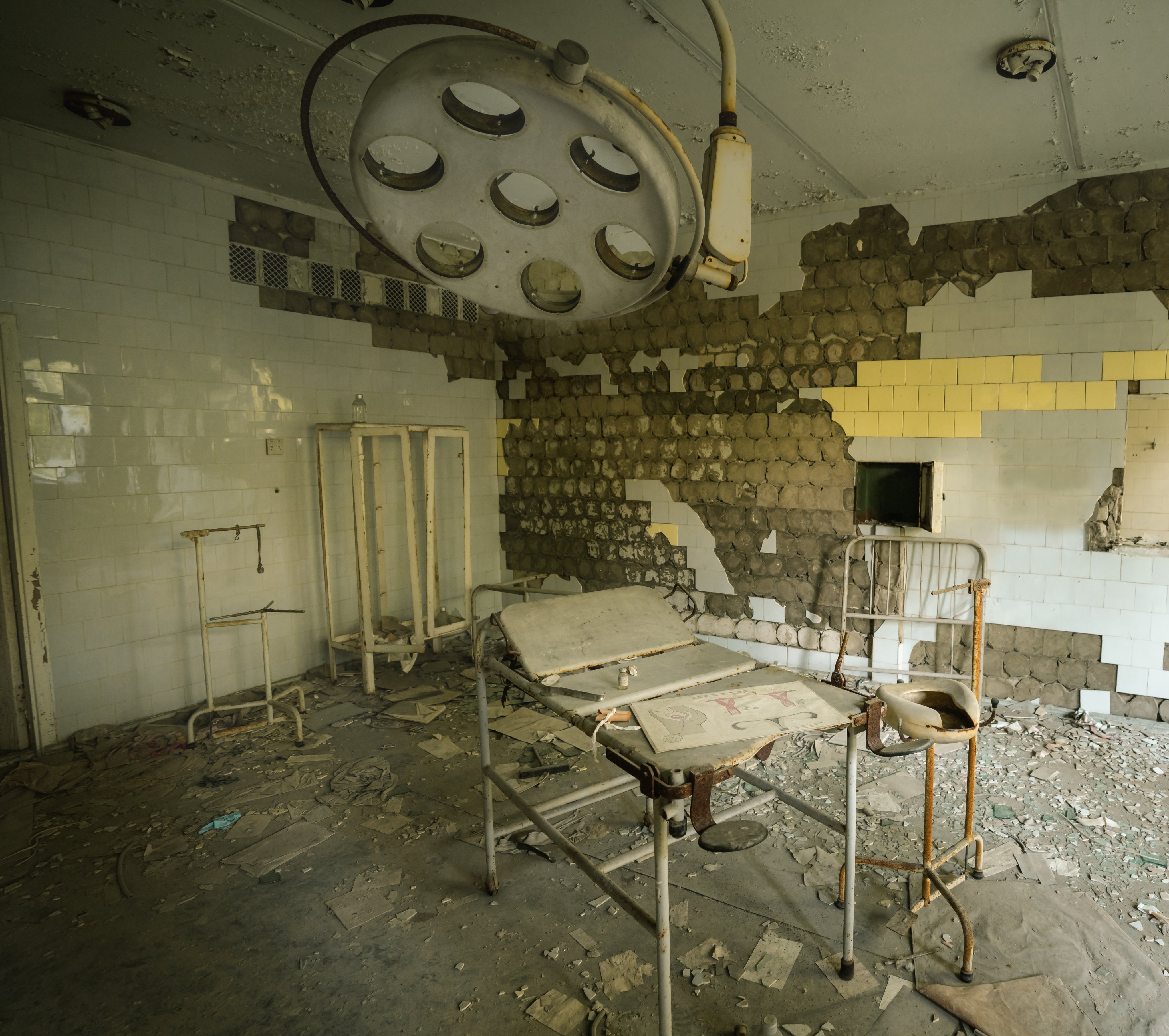 Operating Room at Pripyat Hospital - Pripyat, Chernobyl Exclusion Zone, Ukraine