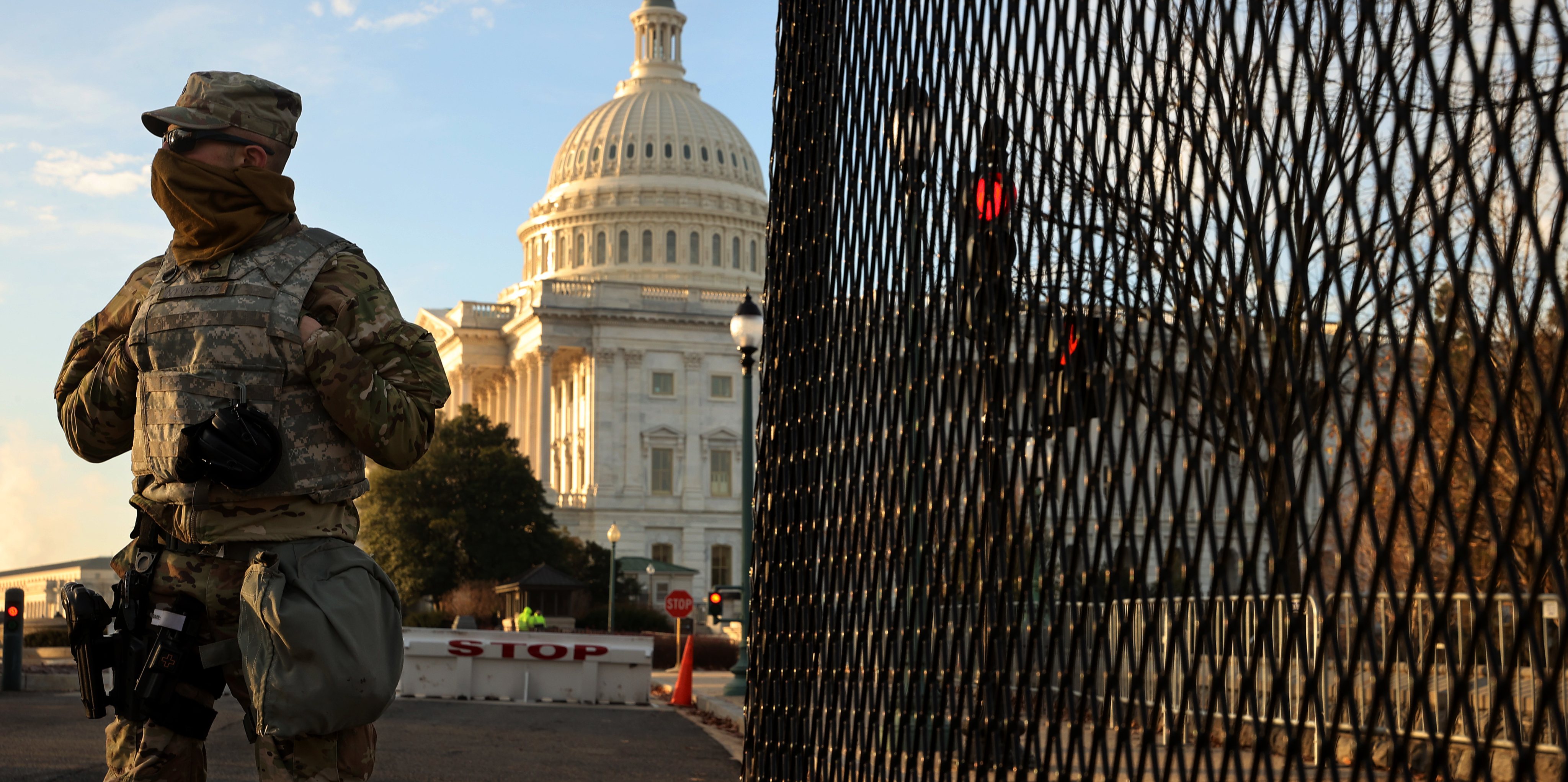 Washington, DC Prepares For Potential Unrest Ahead Of Presidential Inauguration