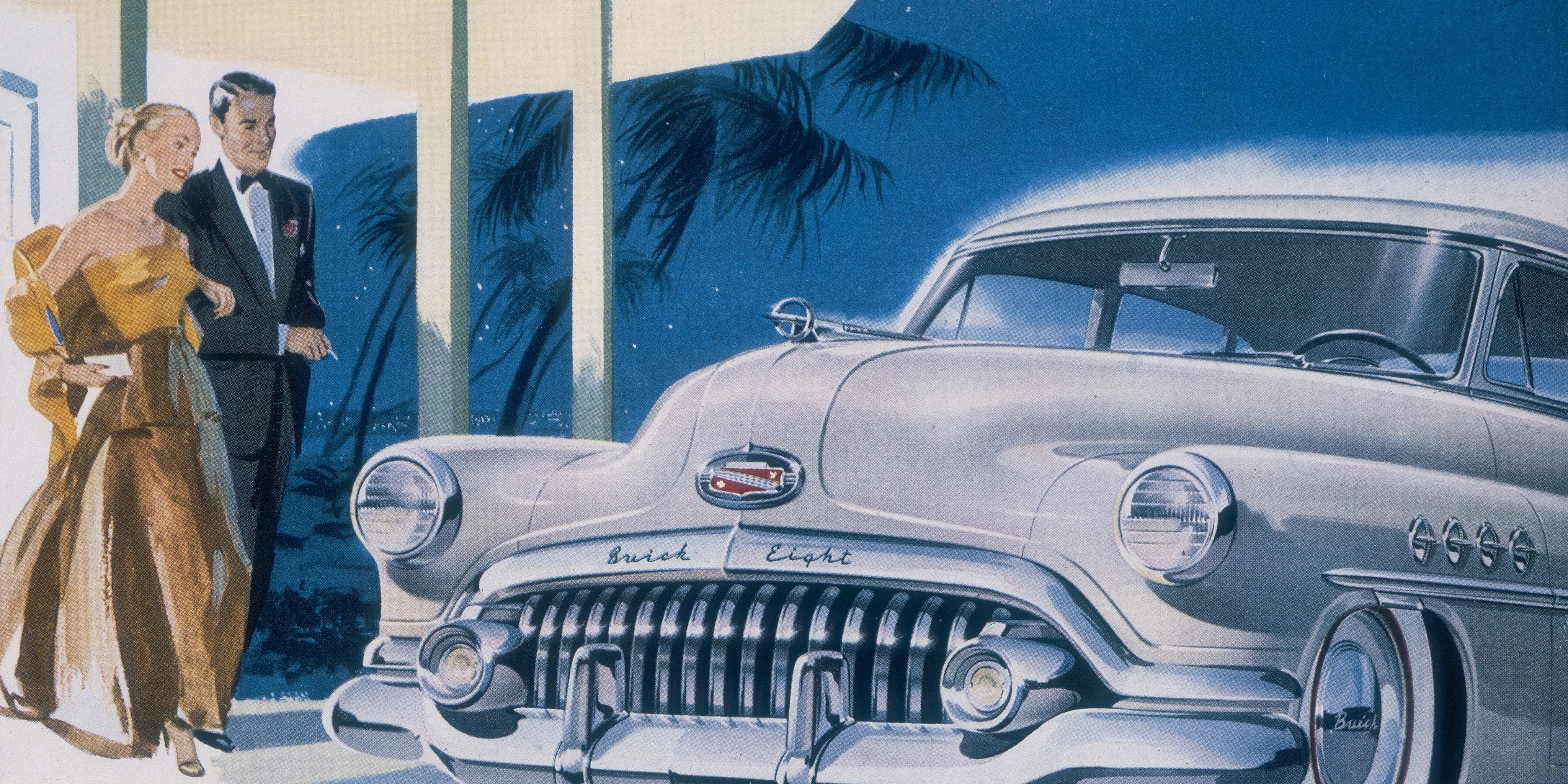 Poster advertising a Buick, 1952.