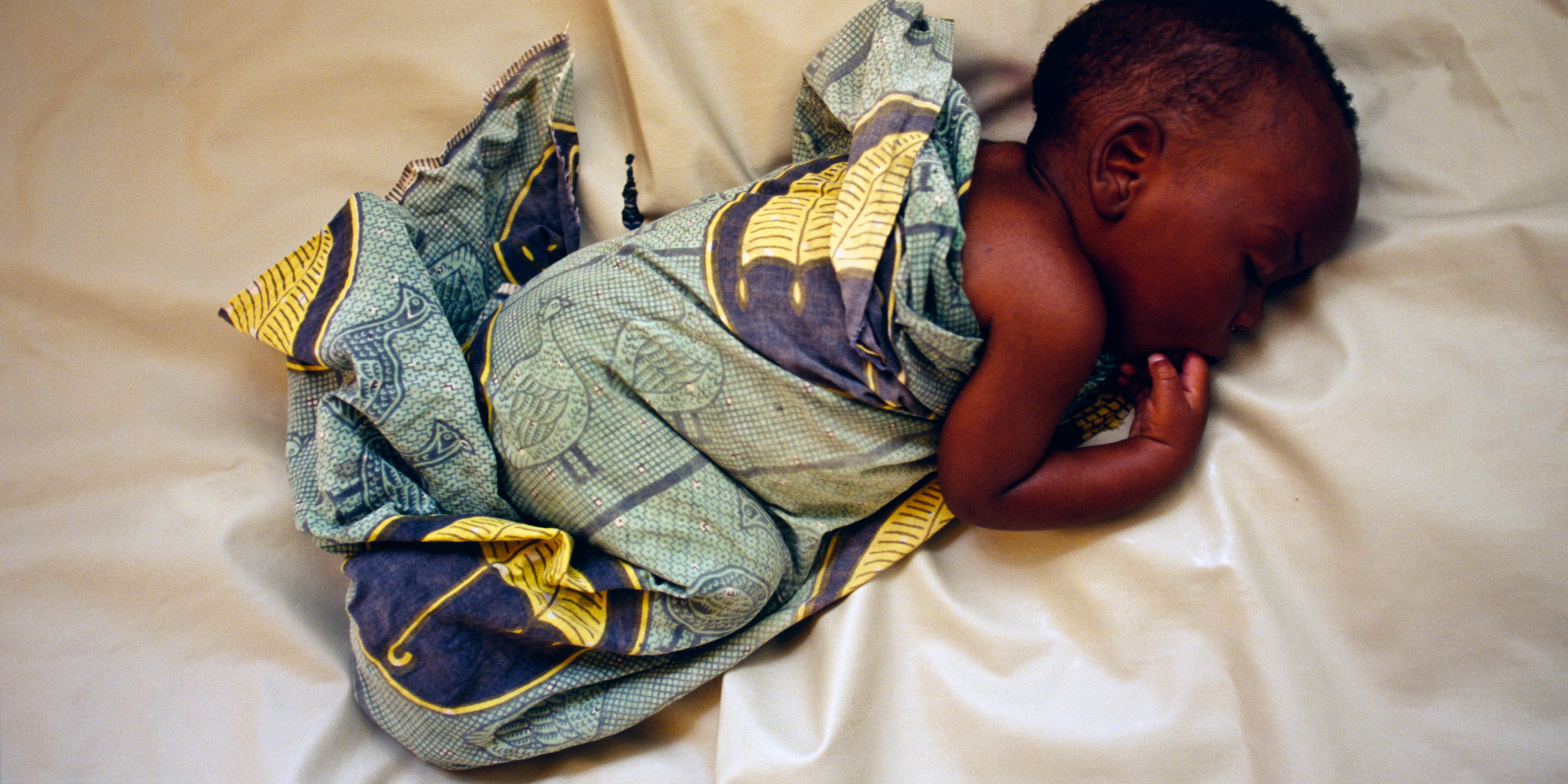 Burundi - Ruyigi - A newborn baby