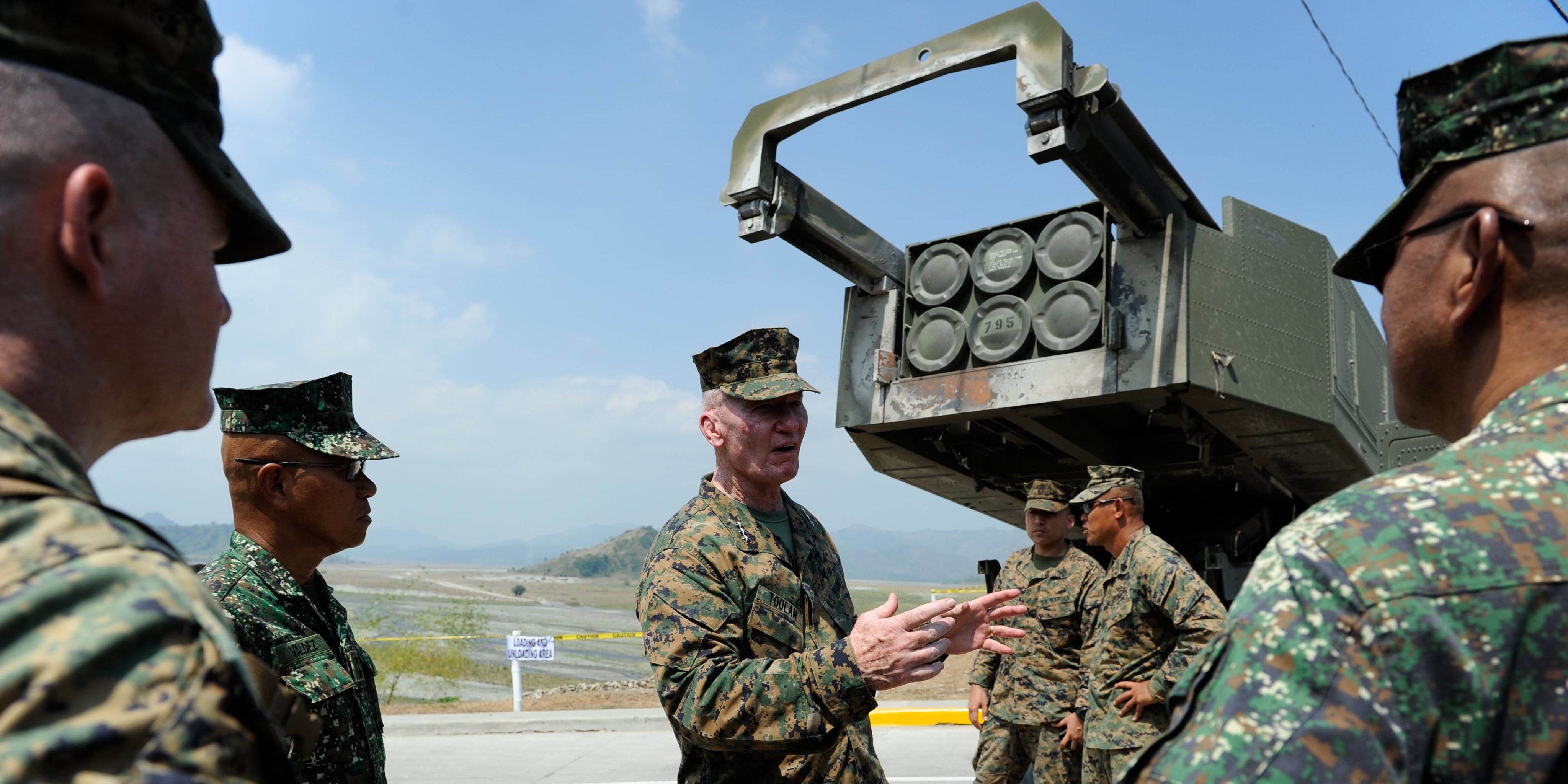 U.S. And Philippine Troops At The Balikatan War Games