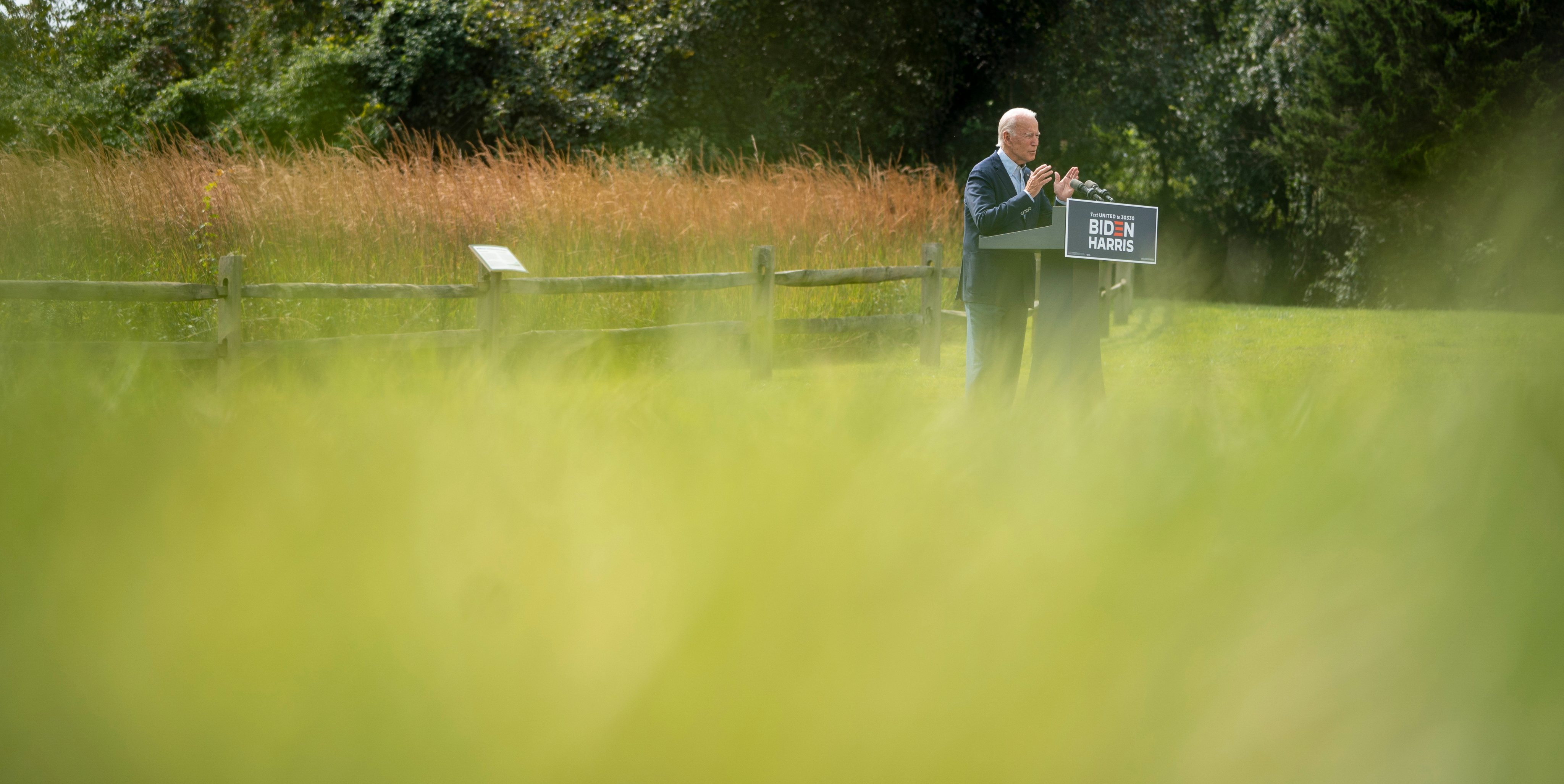 Presidential Candidate Joe Biden Campaigns In Wilmington, Delaware