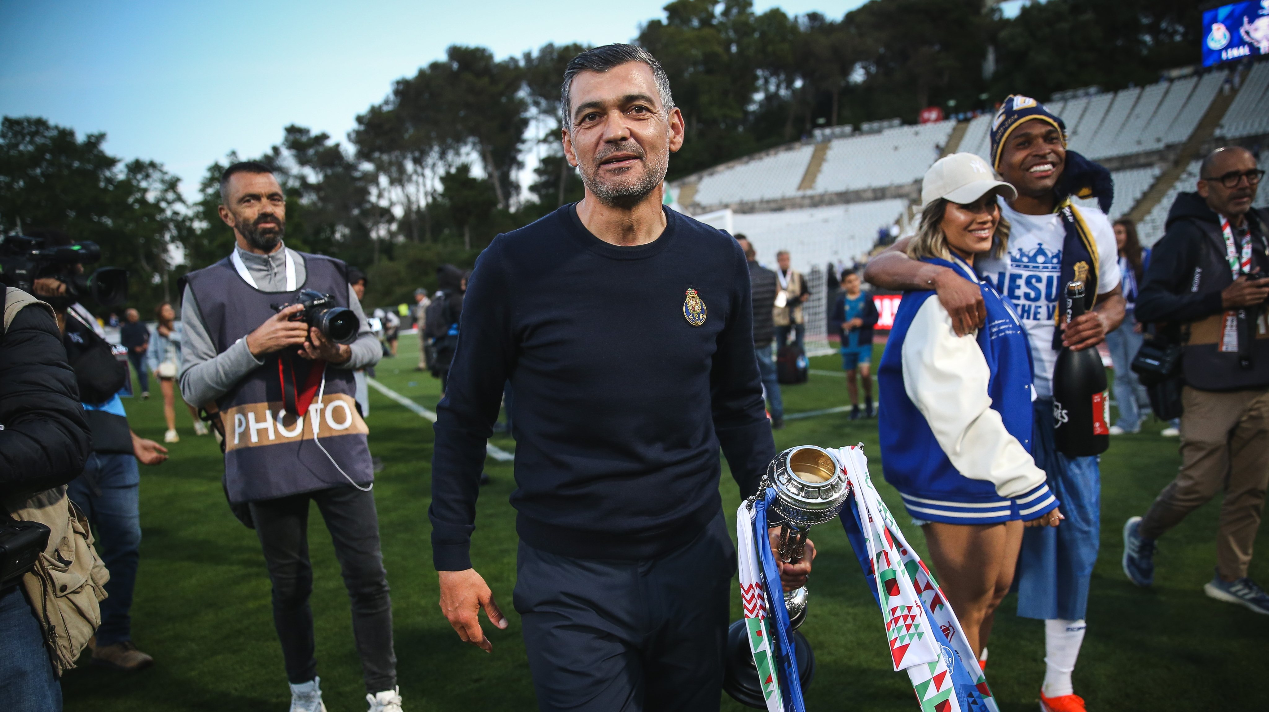 O treinador dos dragões conquistou a quarta Taça de Portugal pelo clube