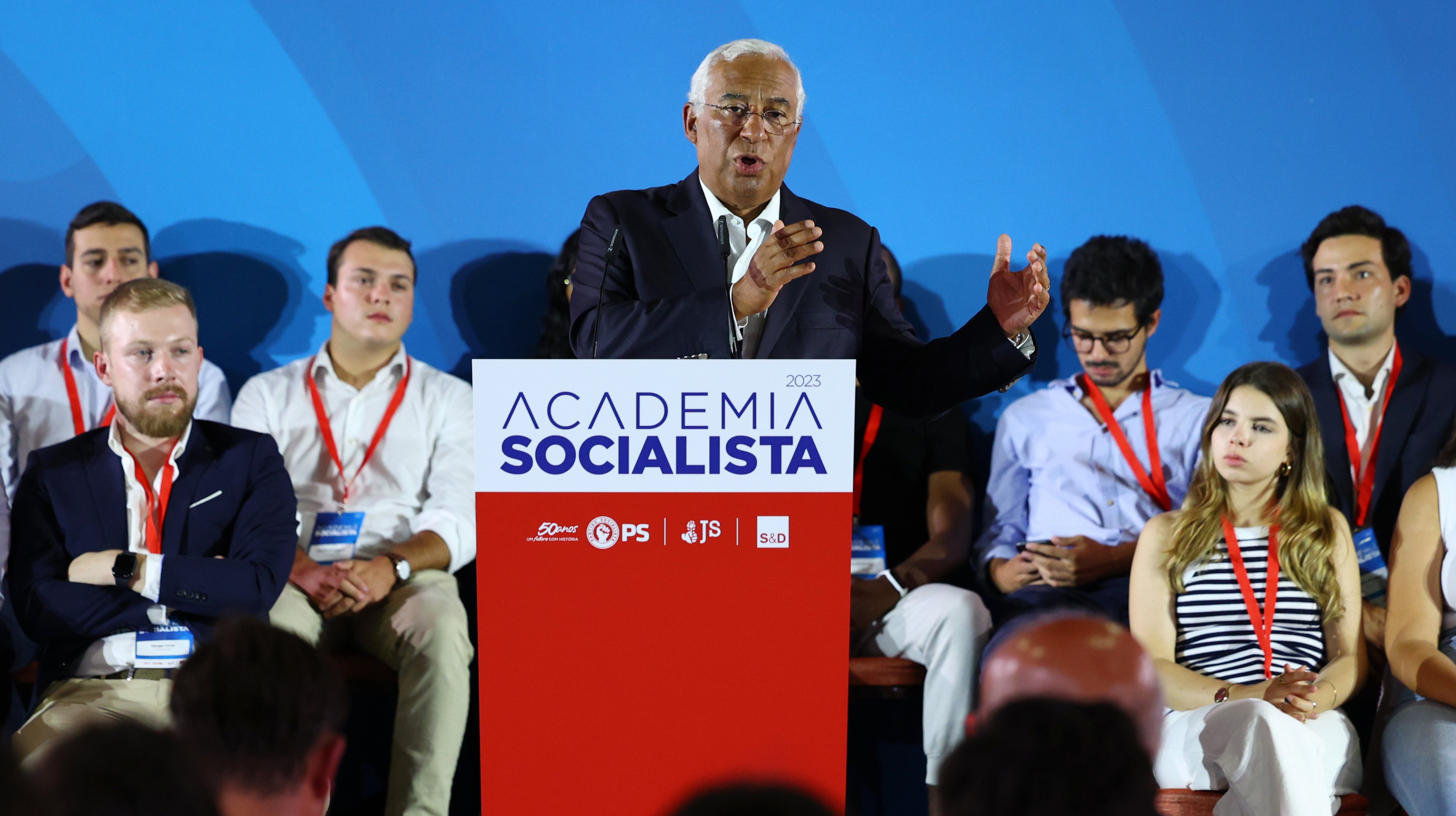 António Costa esteve na quarta-feira na Academia Socialista e falou para os jovens