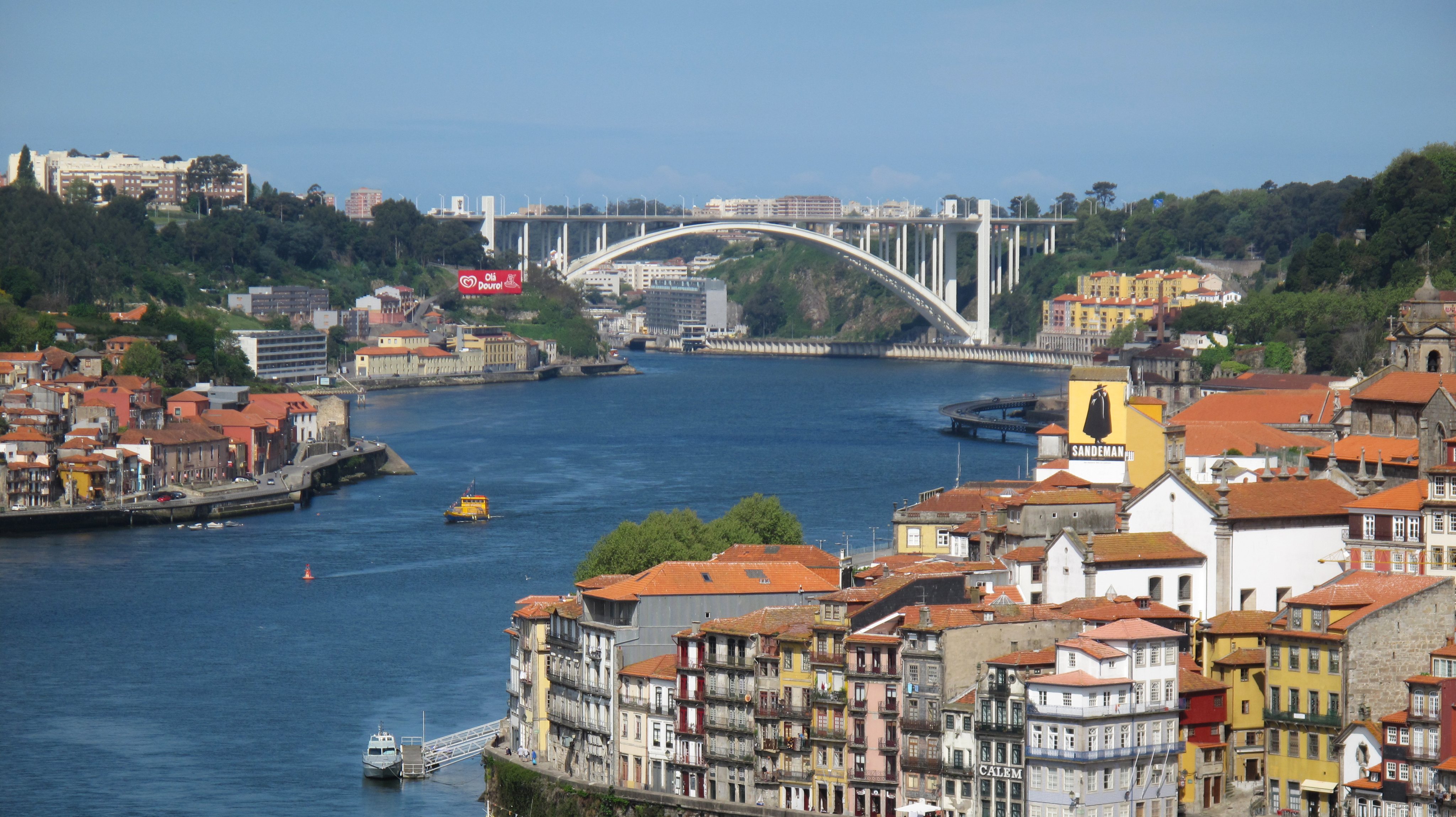 View Of Douro River In Porto