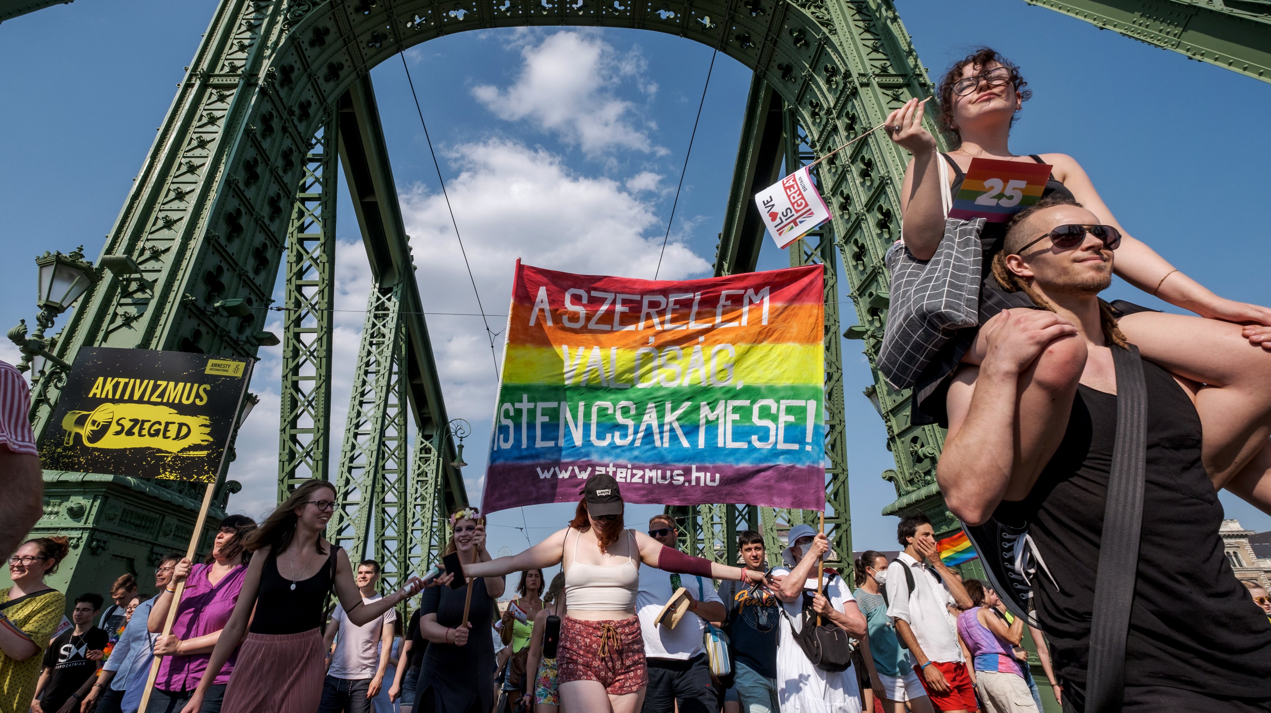 Budapest Pride March Takes Place Against A Backdrop Of The Hungarian Government&#039;s Anti-LGBT Campaign