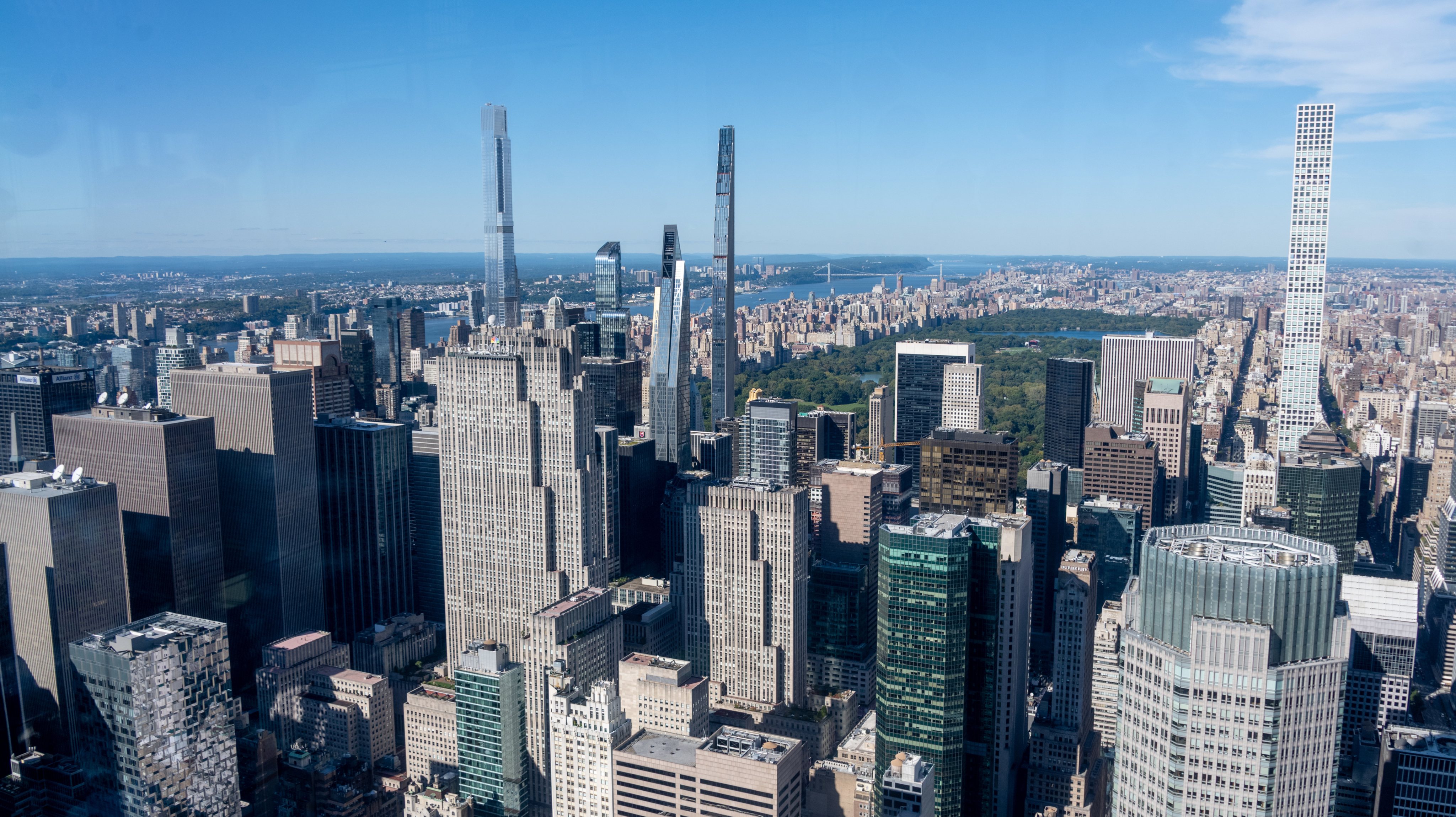 Vista aérea da cidade de Nova Iorque
