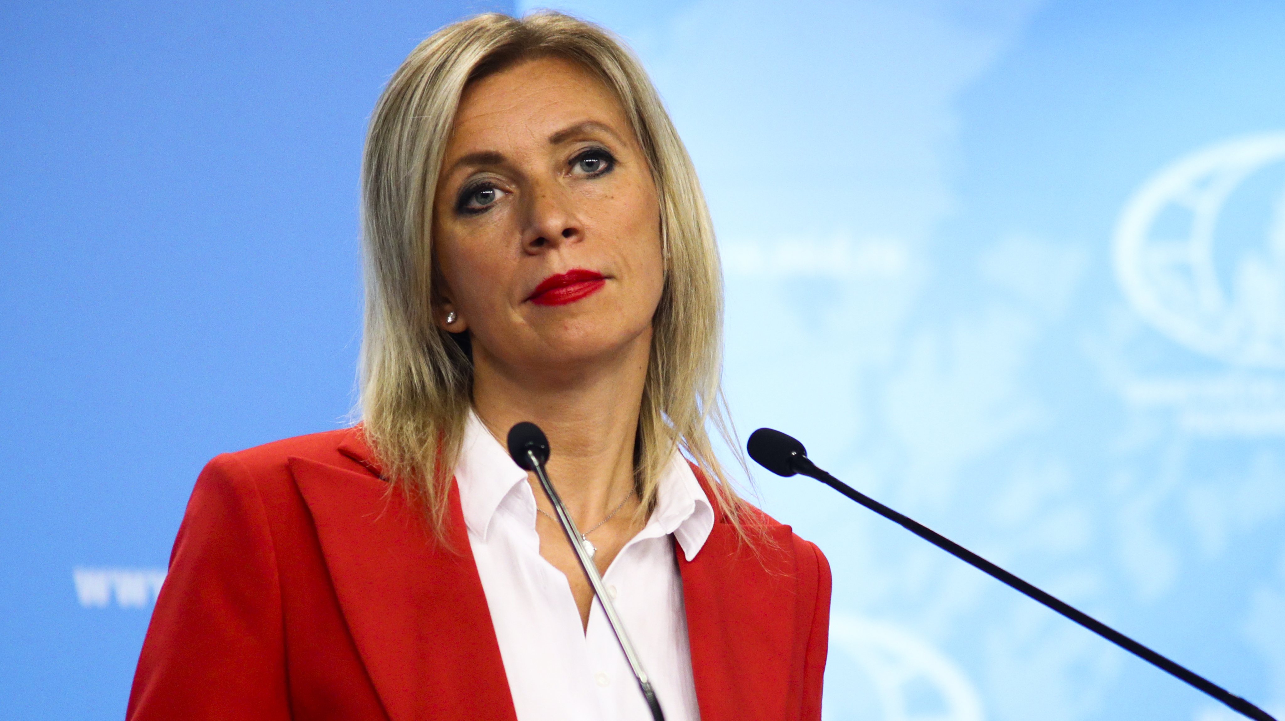 Russian Director of the Information and Press Department of the Ministry of Foreign Affairs, Maria Zakharova