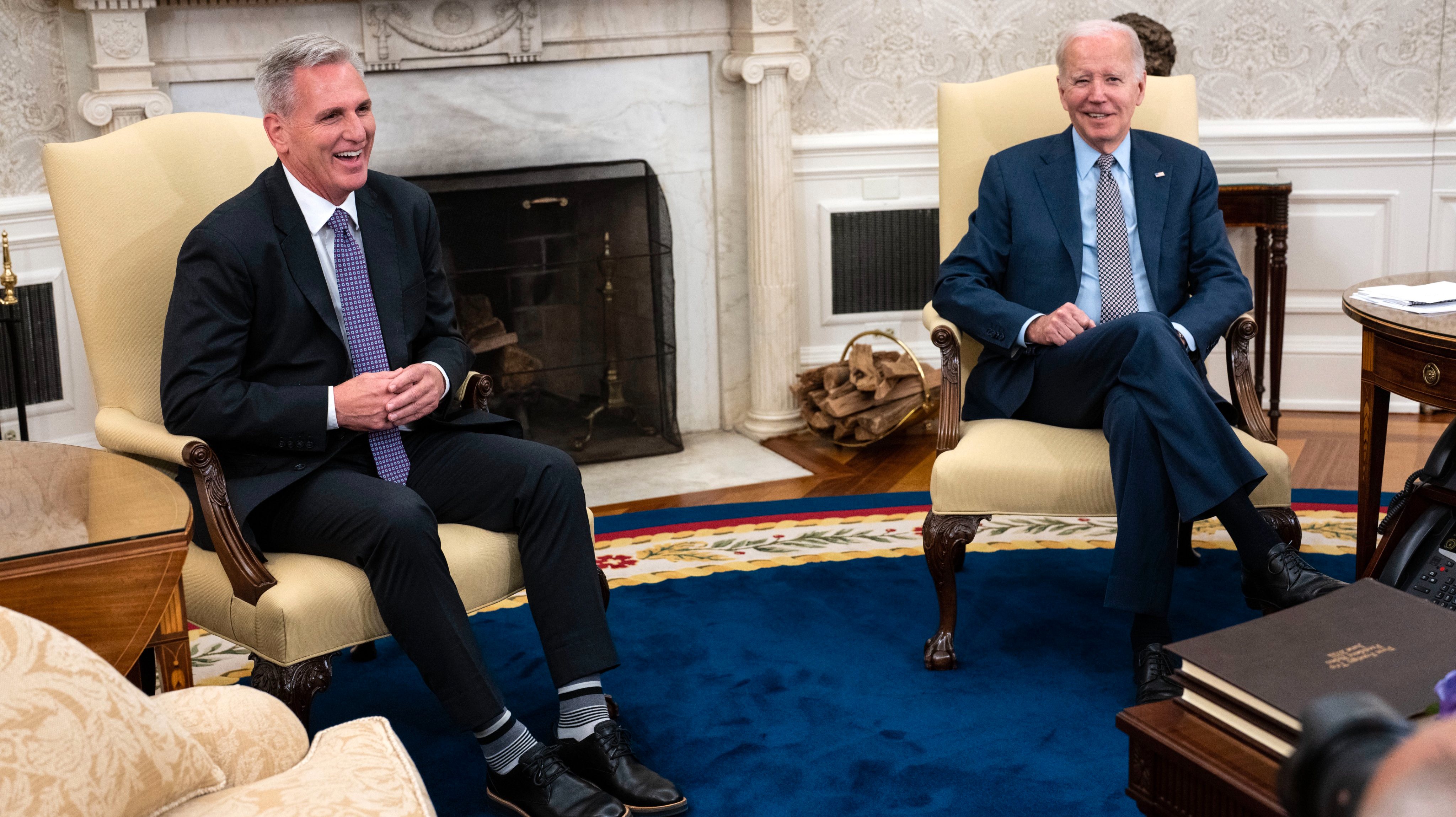 Kevin McCarthy e Joe Biden encontraram-se na Casa Branca