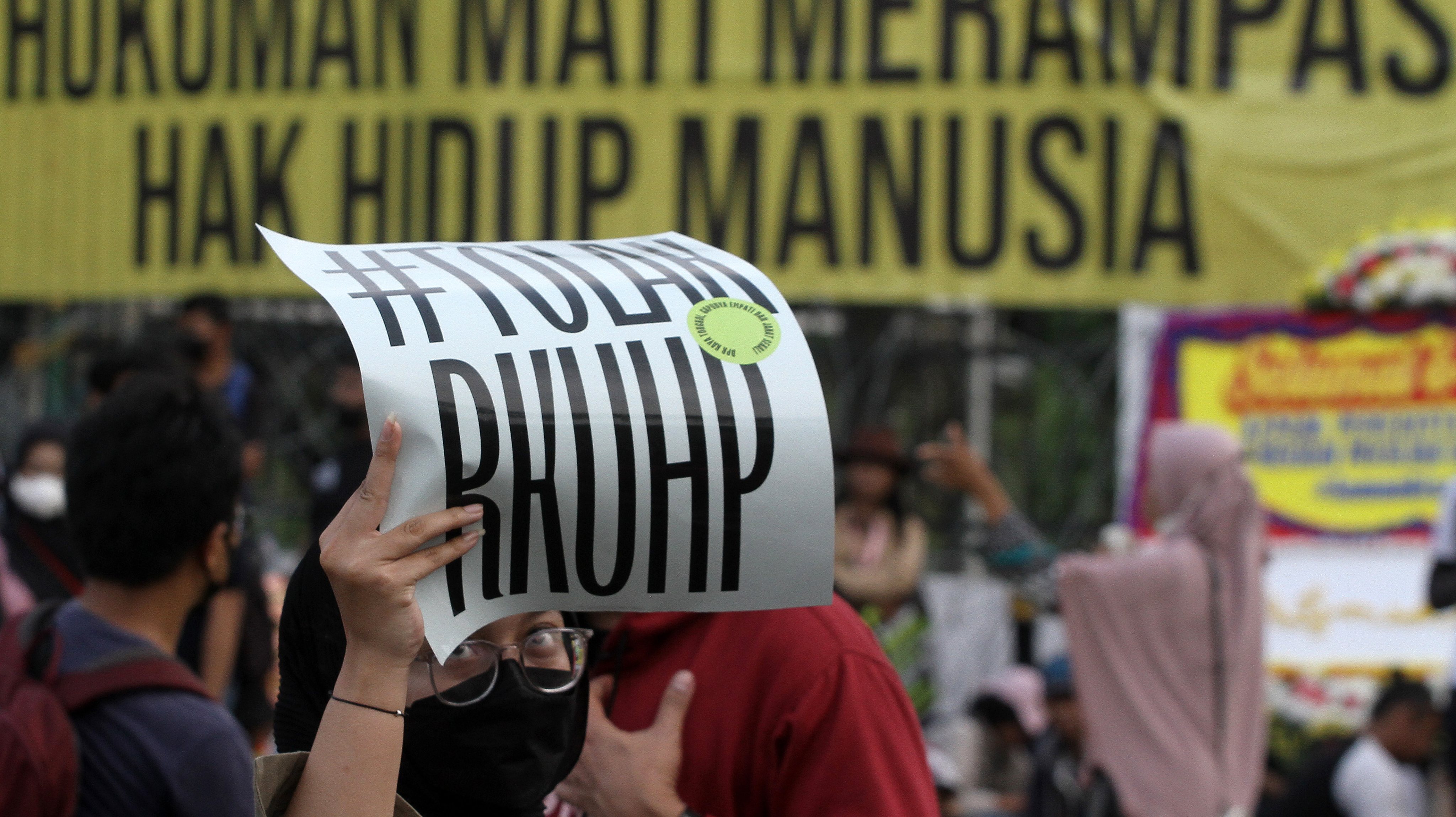 Demonstration against draft criminal code in Indonesia