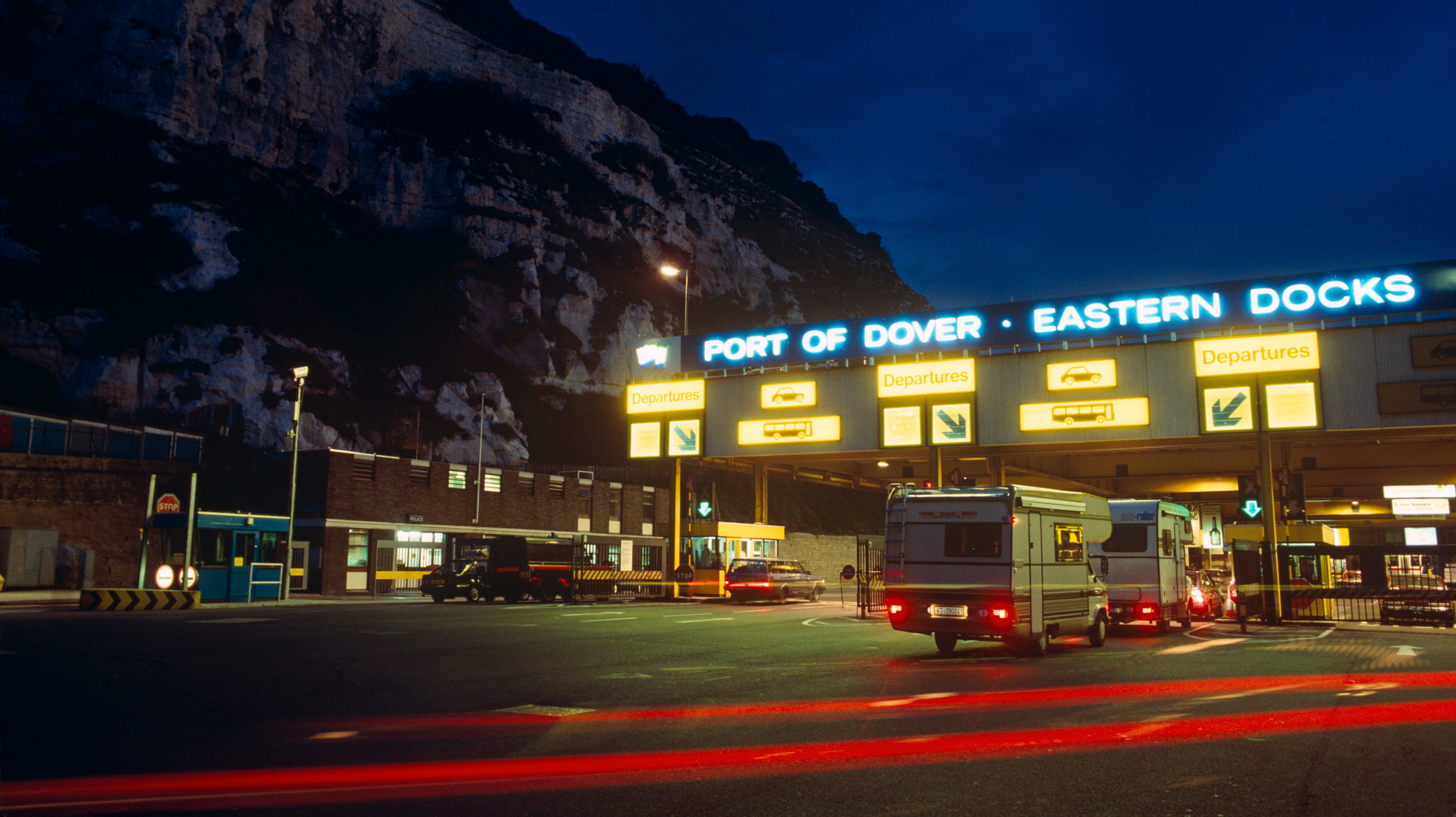 Posto de controlo de Dover - Dover - Ferry traffic arriving at Port of Dover Eastern Docks
