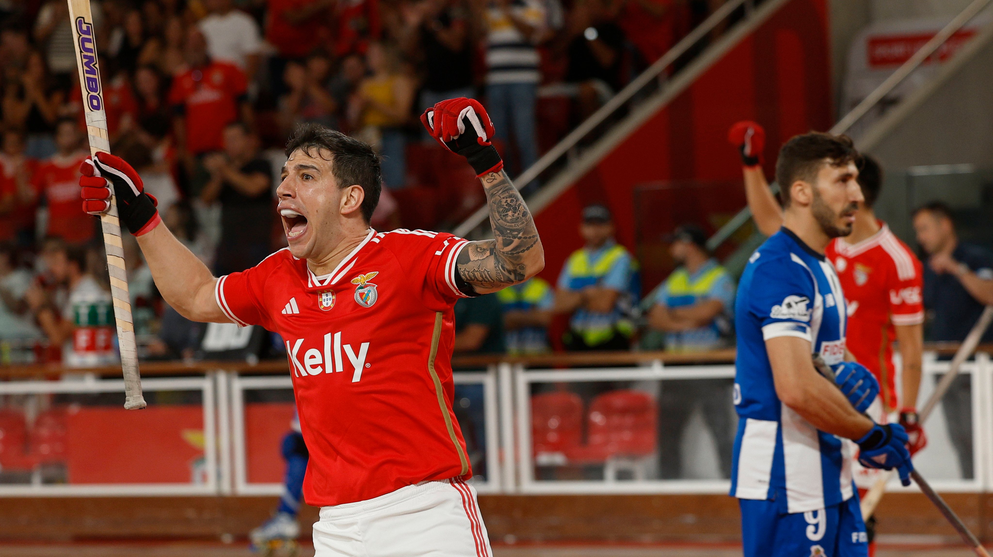 Lucas Ordóñez marcou o primeiro golo do jogo e abriu caminho à vitória do Benfica